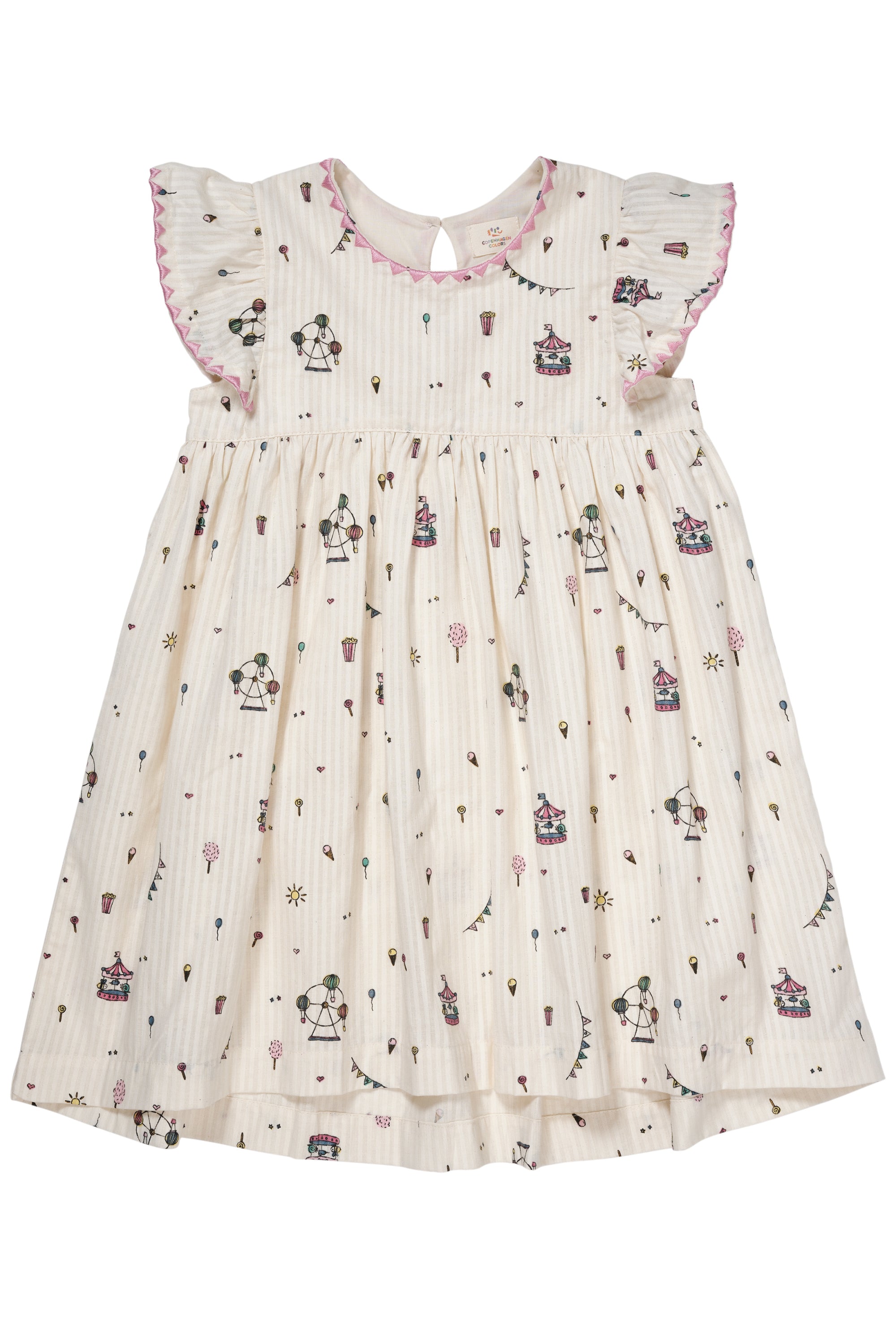 Copenhagen Colors Kjole – Cream Tivoli Print – Udsalg!