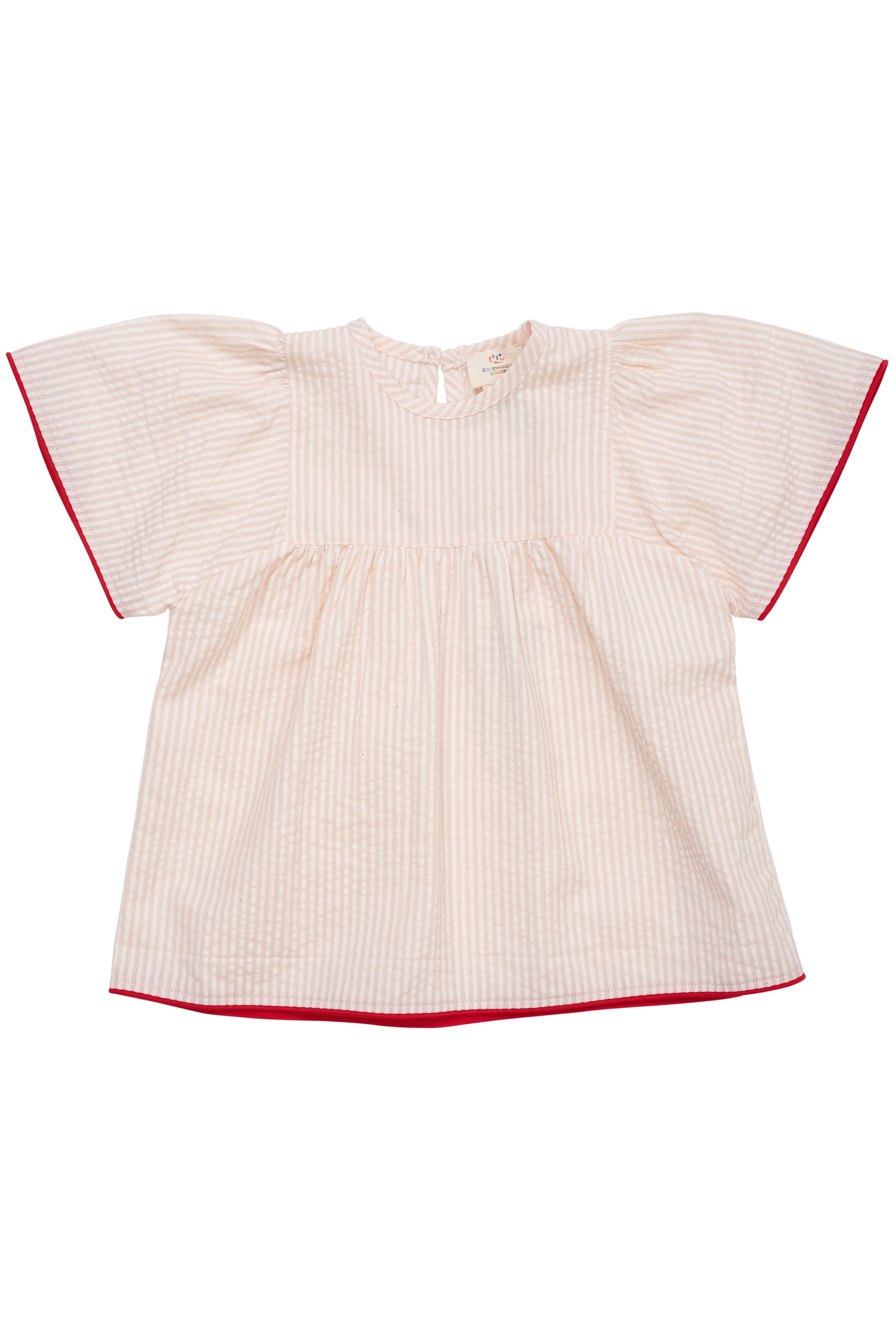 Copenhagen Colors Bluse – Støvet Rosa med Striber til Børn