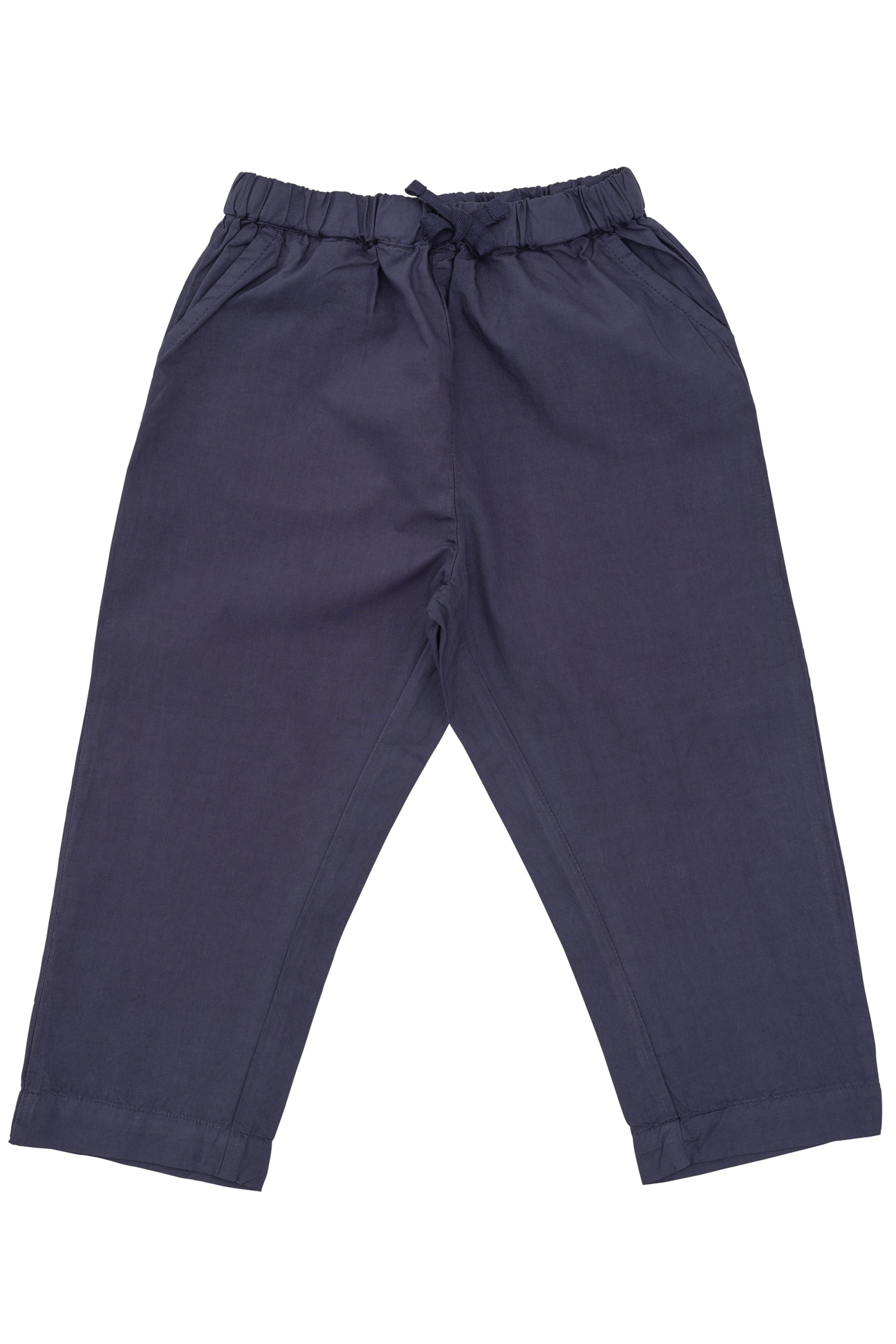 København Farver Marineblå Poplin Bukser – Tilbud!