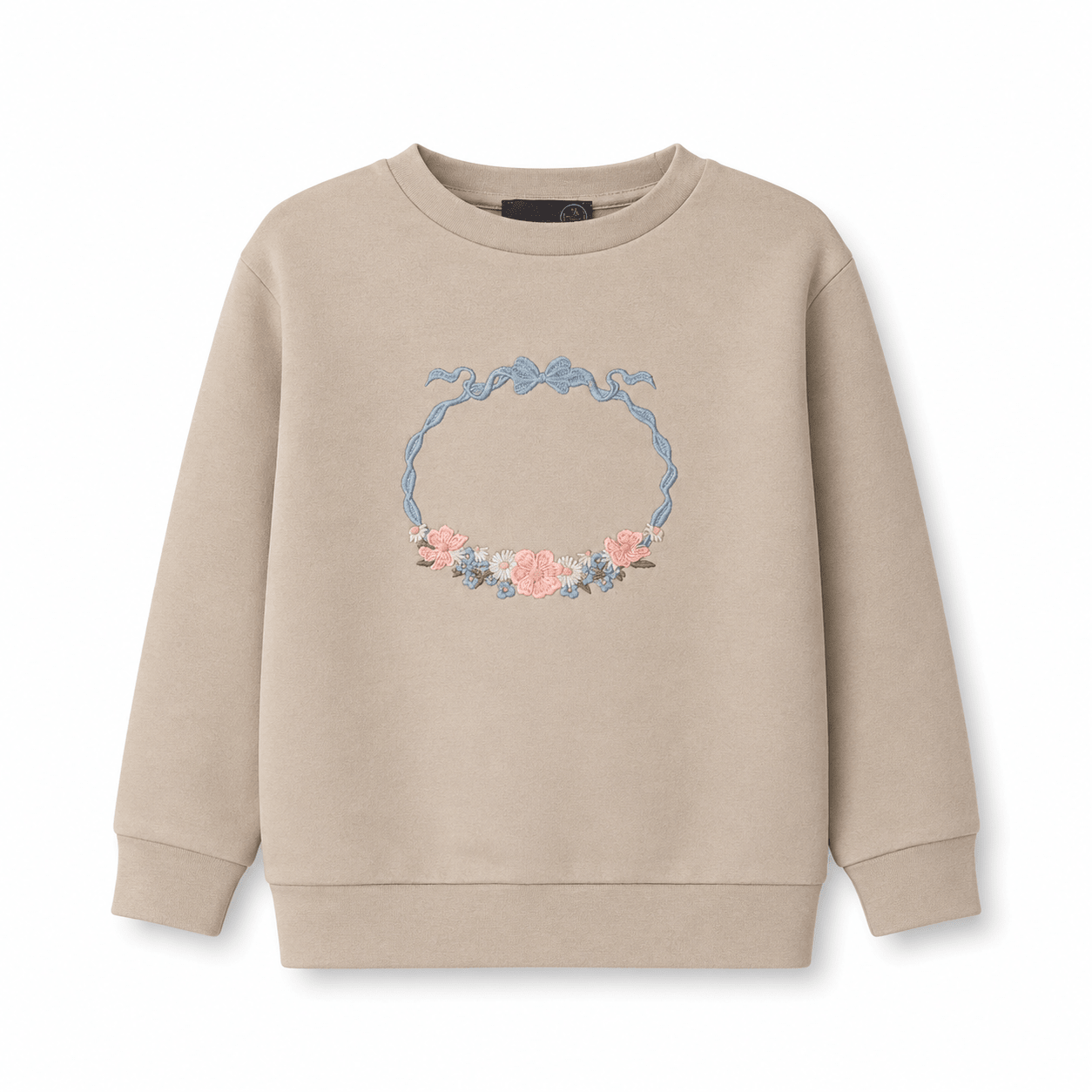 Flower Sweatshirt - Crockery -
