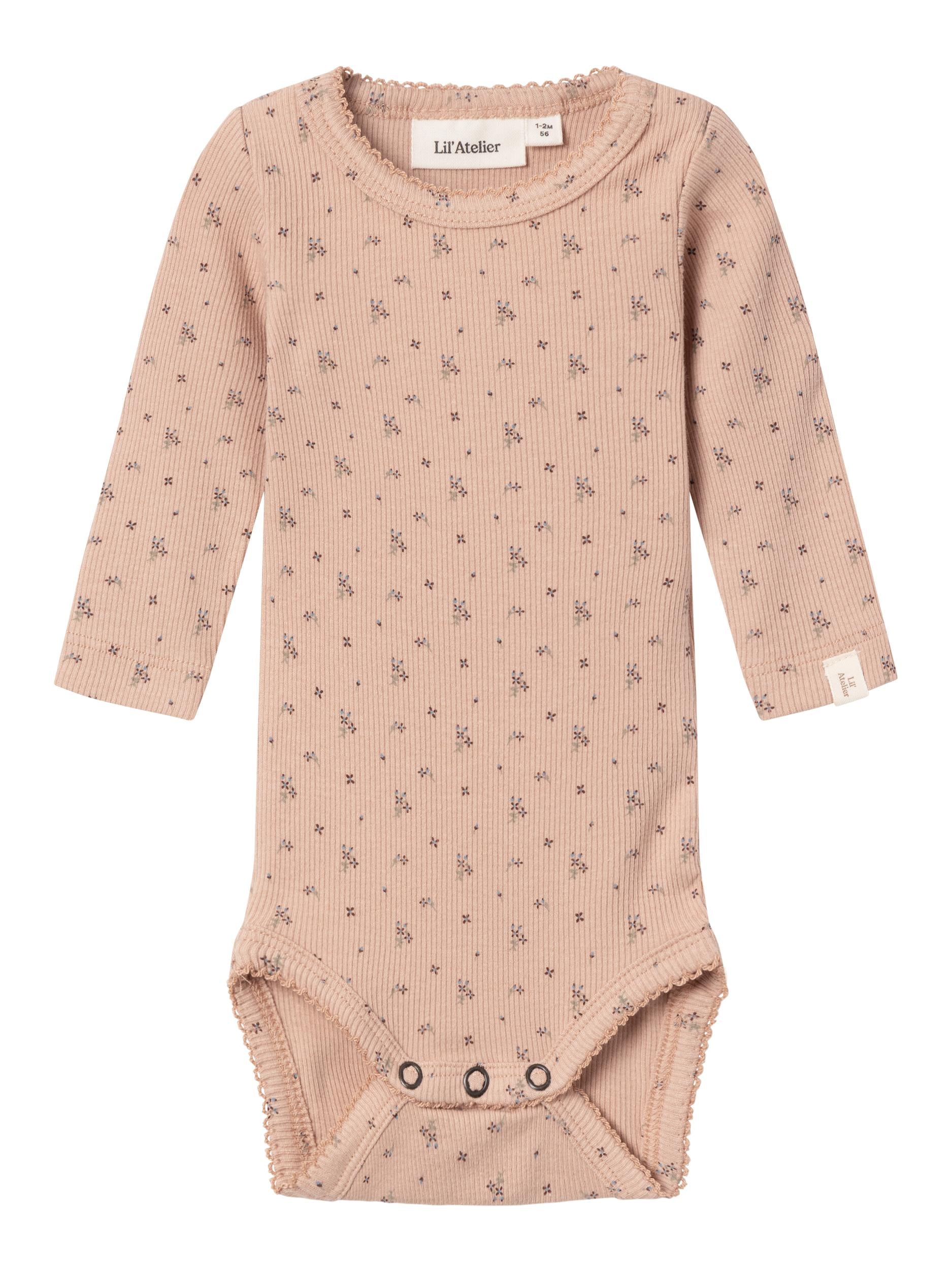 Lil Atelier Gago Slim Body med Blomsterprint – Sirocco