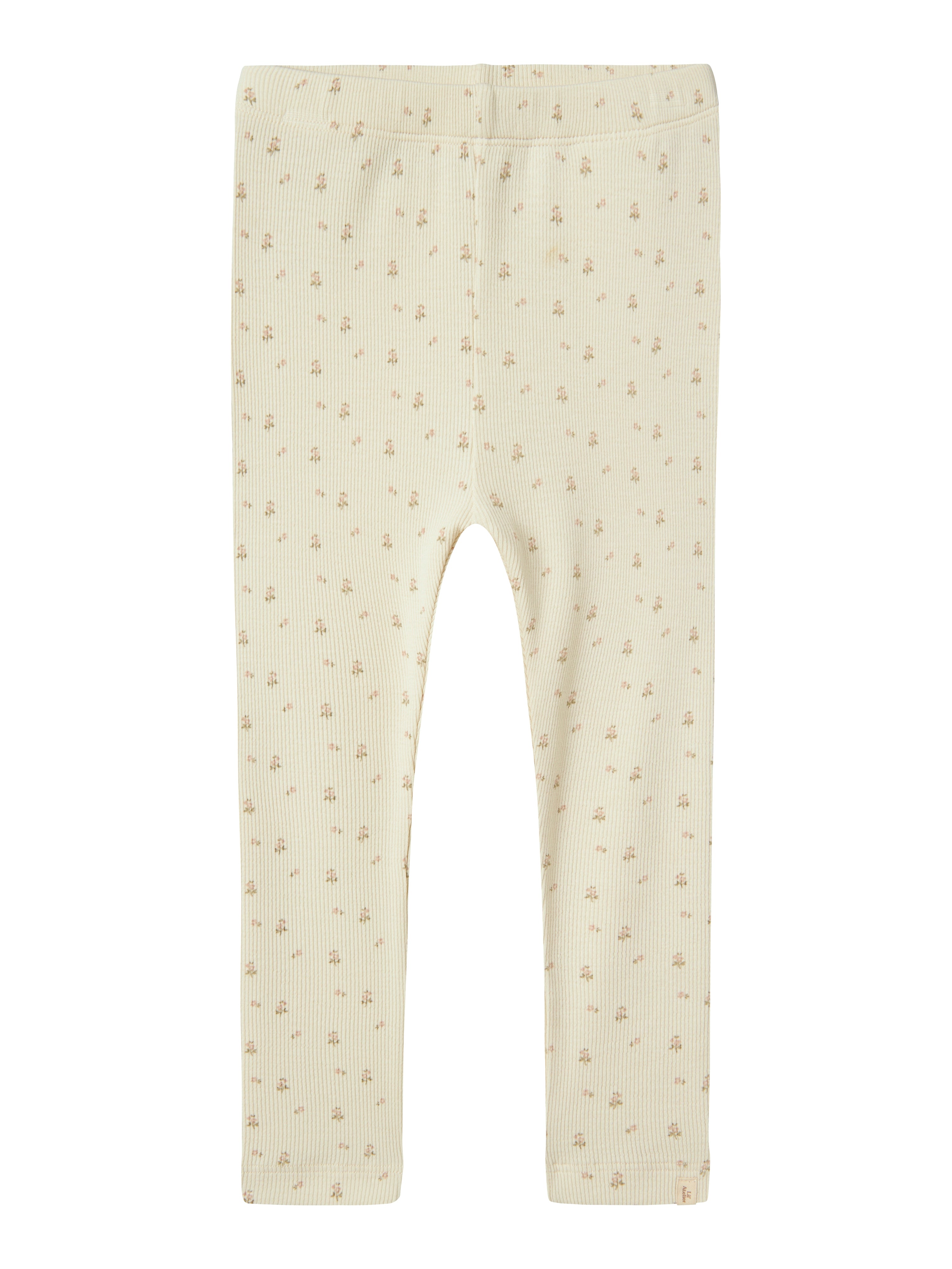 Lil Atelier Gago Slim Leggings - Turtledove Blomsterprint
