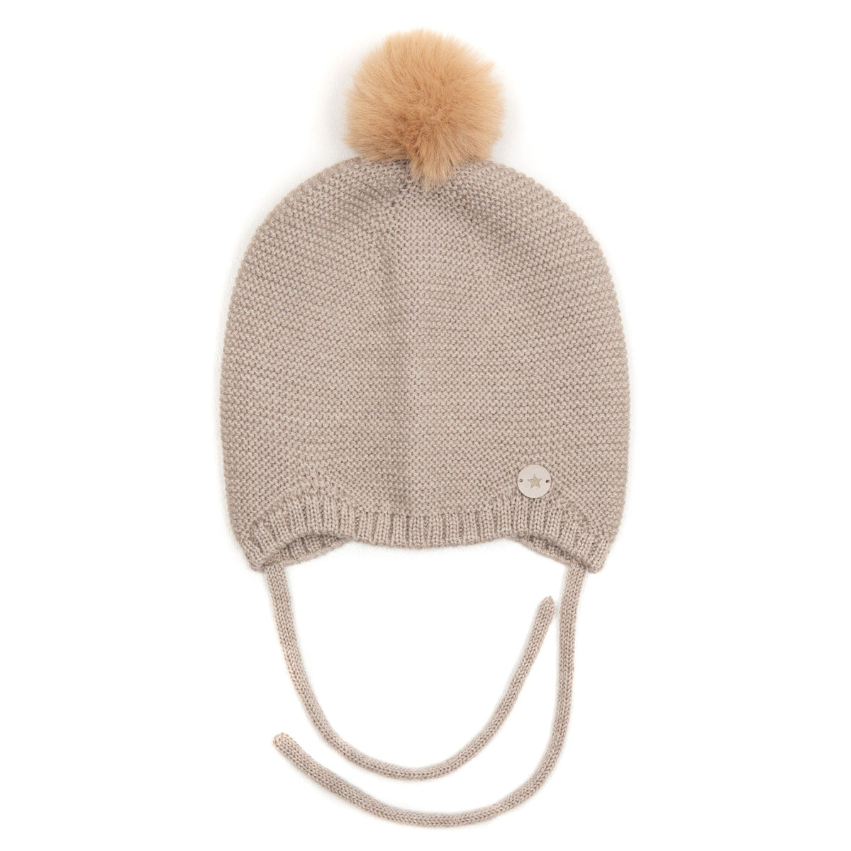 Huttelihut Baby Hue i Uld – Karamel – Komfort og Stil
