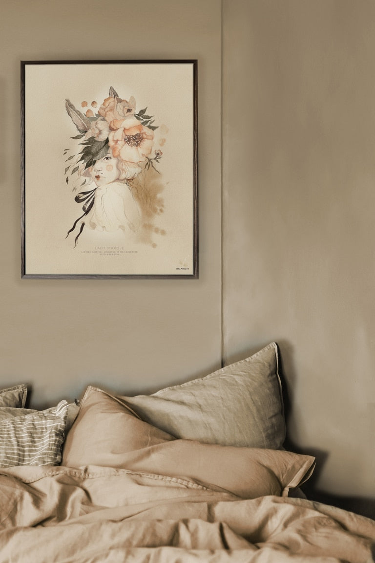 Lady Marble Plakat 40x50 cm – Udsalg fra Mrs. Mighetto!