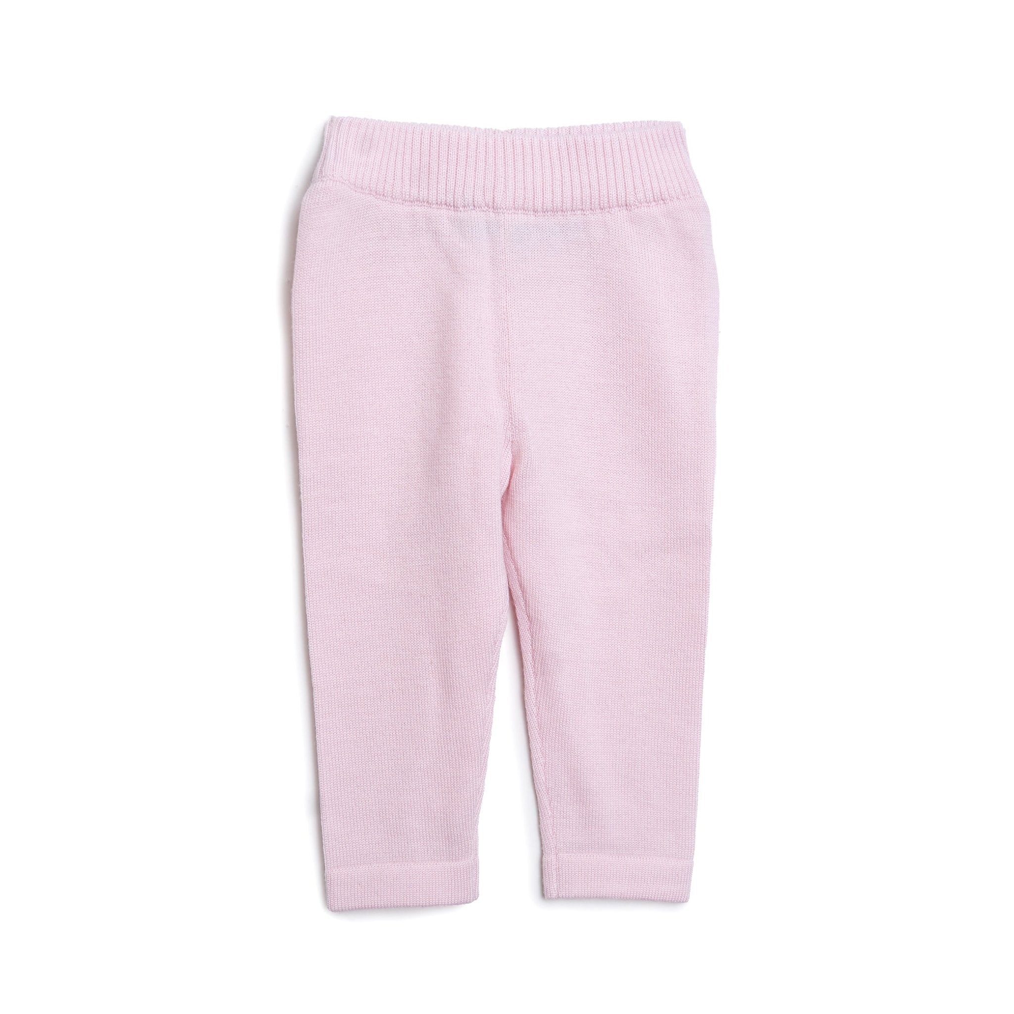 Leggings - Merinould - Pink Merino Wool -