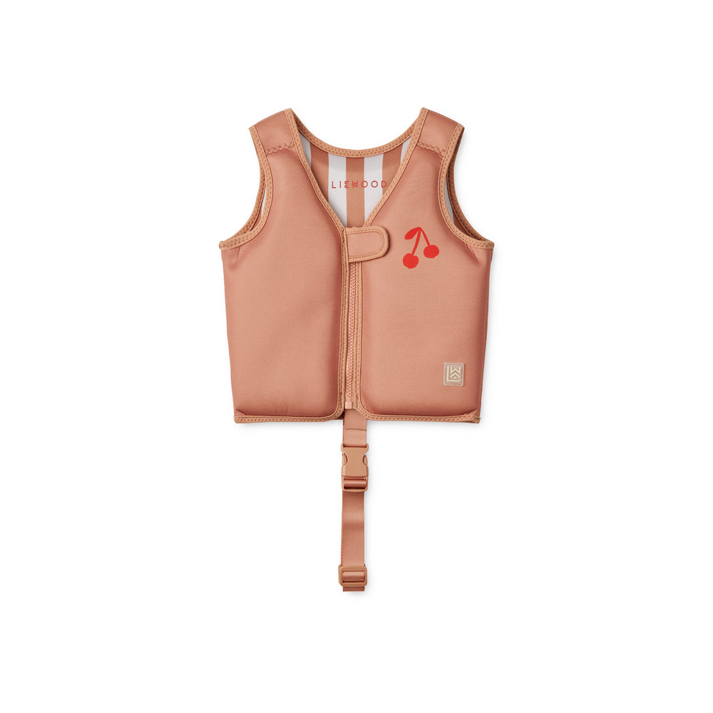 Liewood Dove Badevest til børn – Tuscany Rose til vandleg
