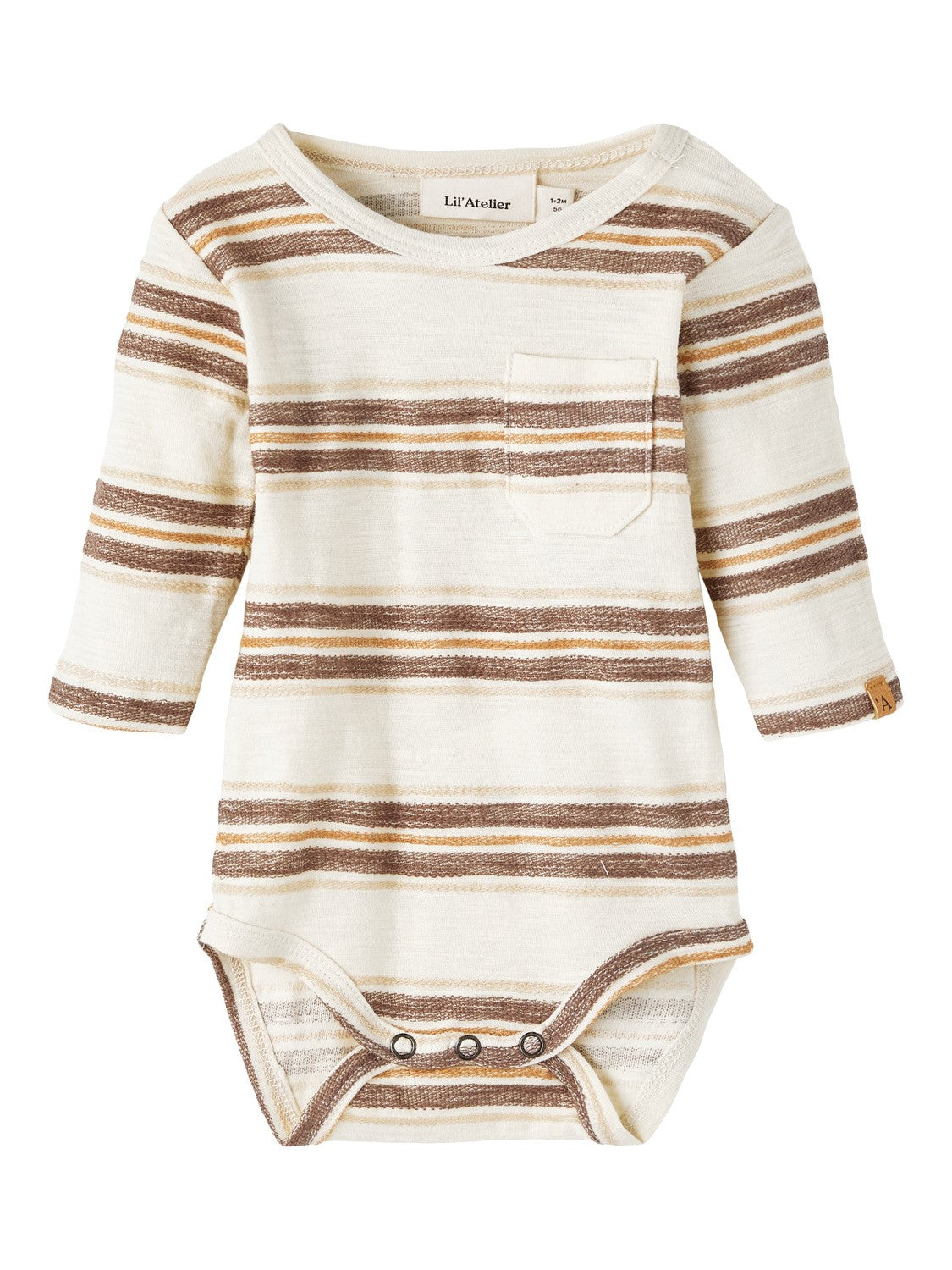 Lil Atelier Dodo Body med lange ærmer – Turtledove