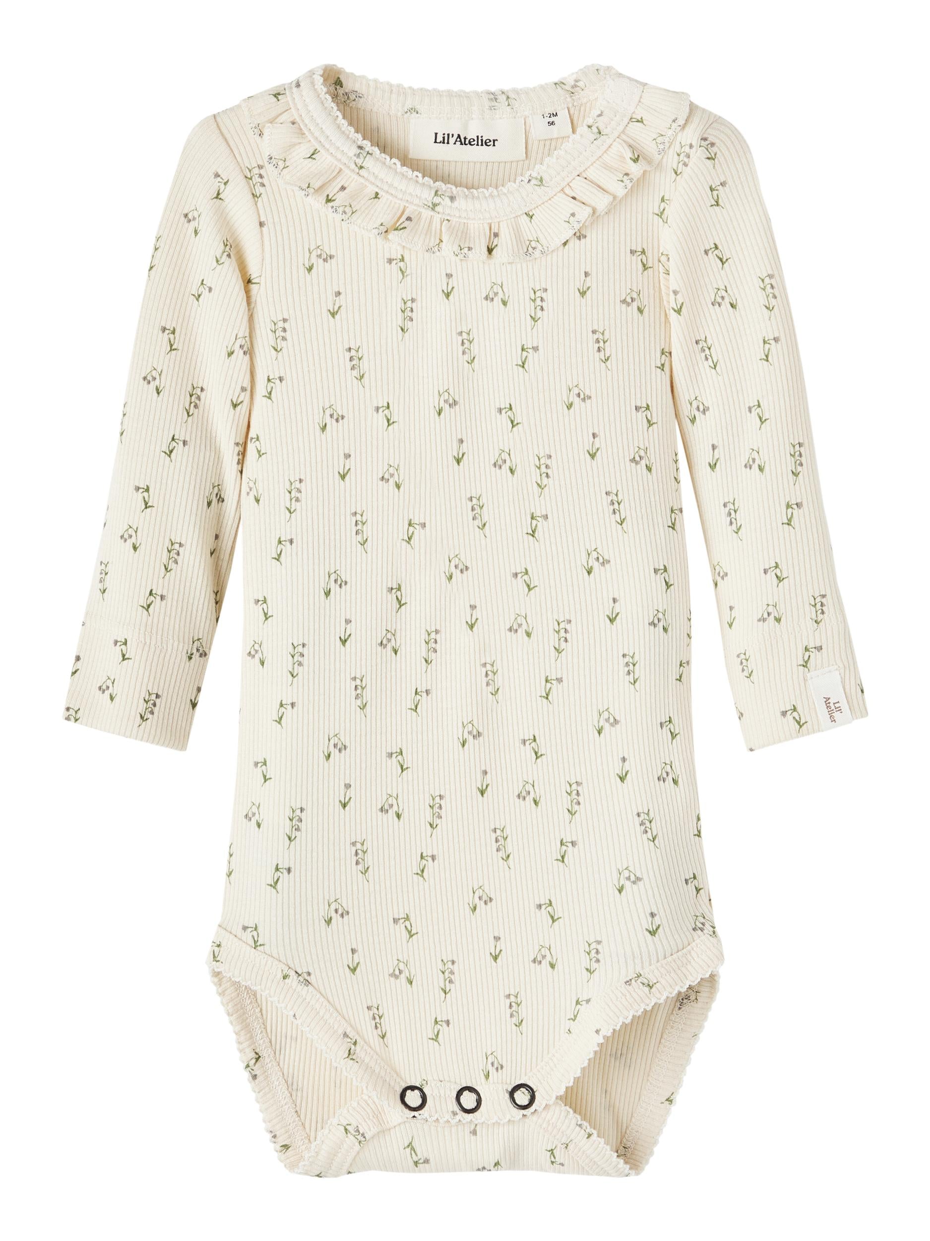 Lil Atelier Gago Slim Body med Blomsterprint til Børn