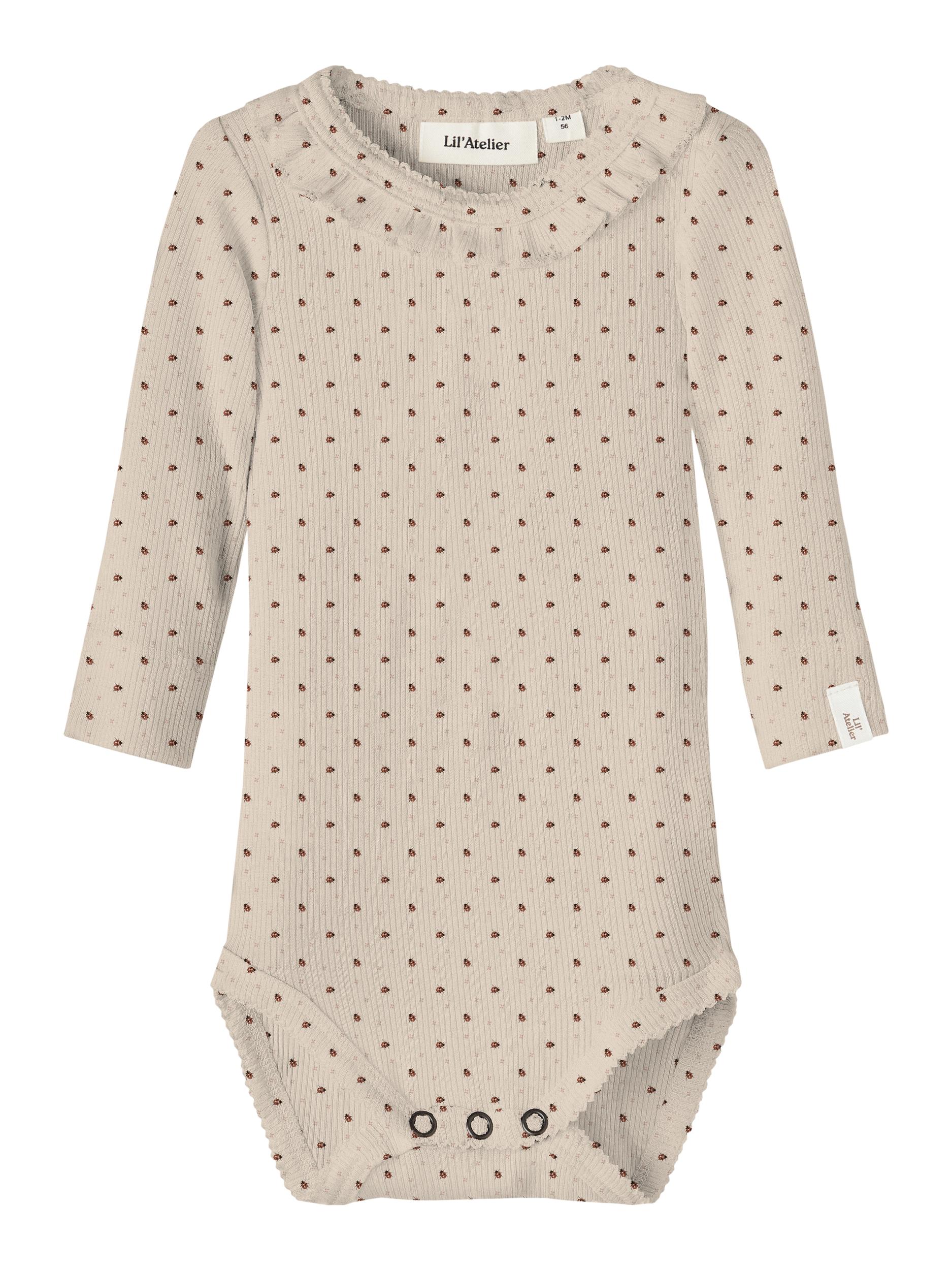Lil Atelier Gago Slim Body med Mariehøne – Baked Clay