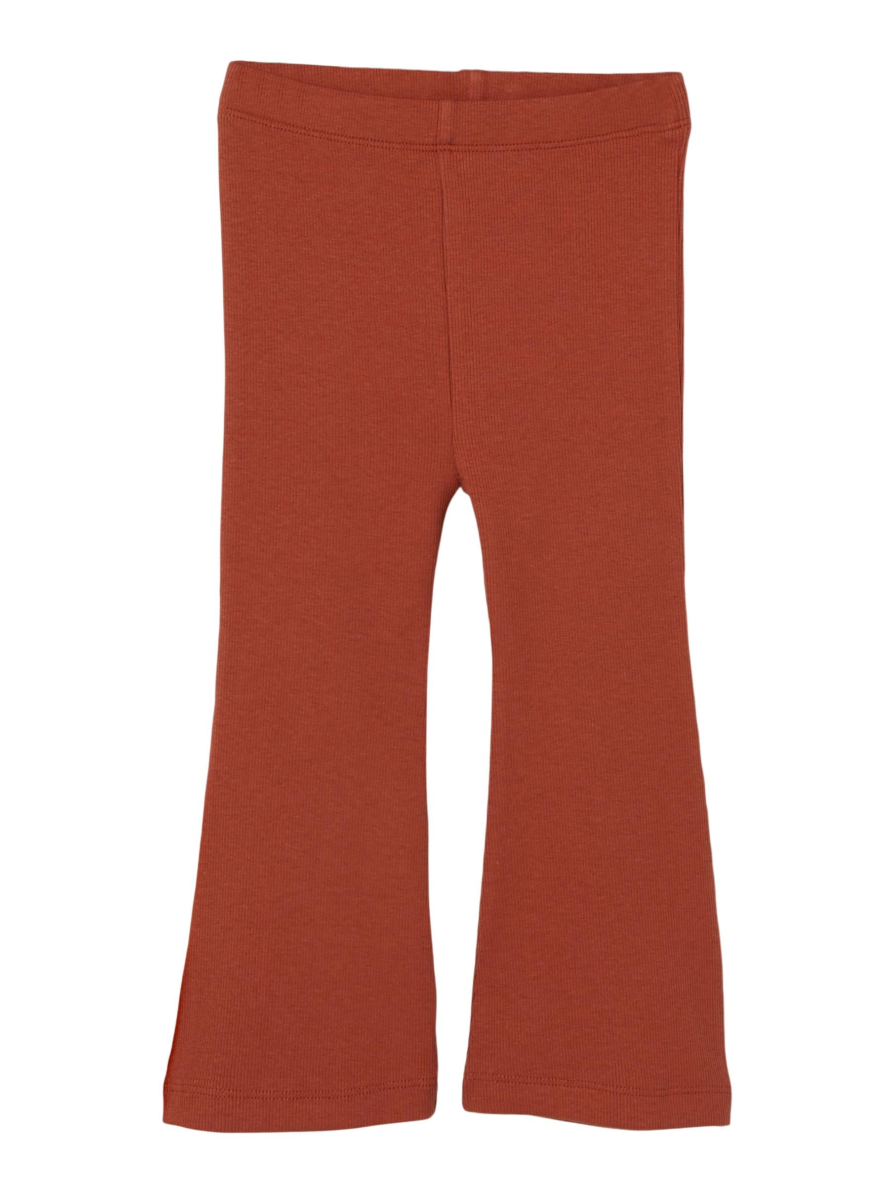 Lil Atelier Gago Bootcut Leggings – Baked Clay Tilbud!