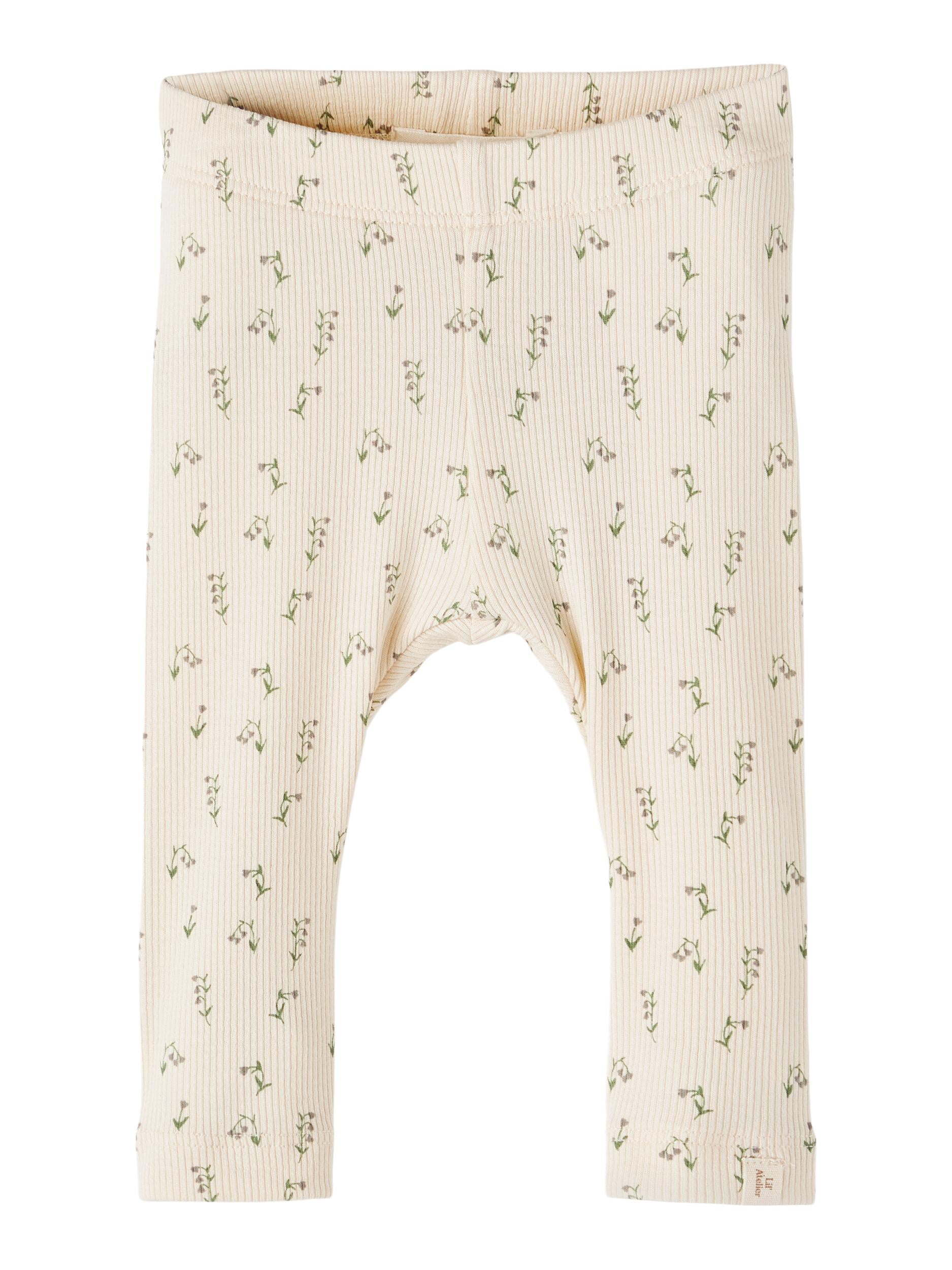Lil Atelier Gago Slim Leggings – Blomsterprint Tilbud