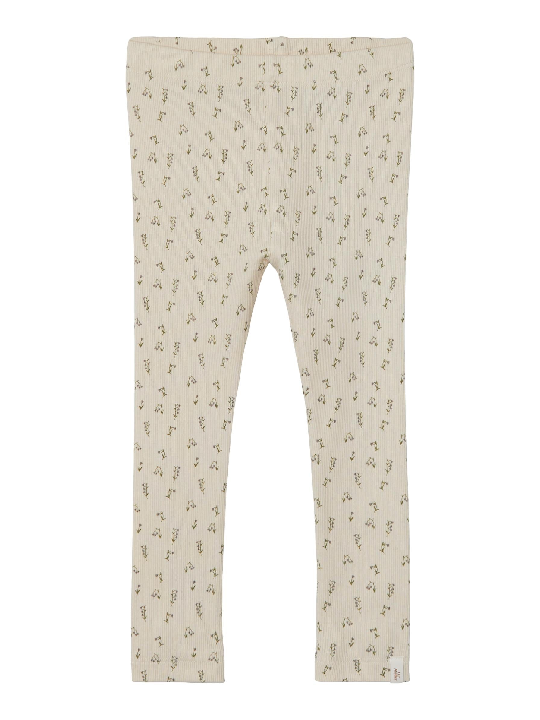 Lil Atelier Gago Slim Leggings - Blomsterprint Tilbud!