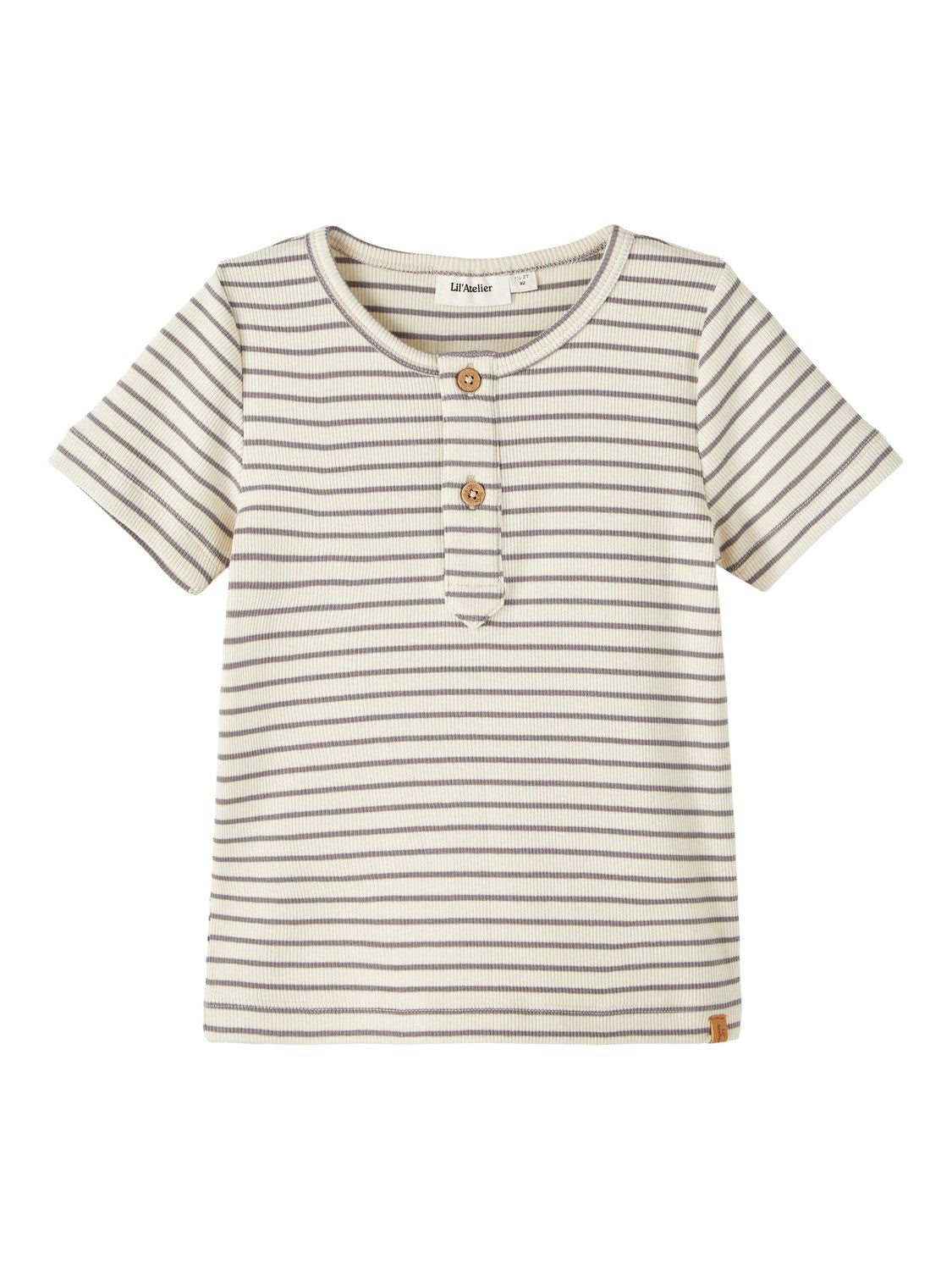 Lil Atelier Gago Slim Top - Frostgrå - Black Friday Tilbud