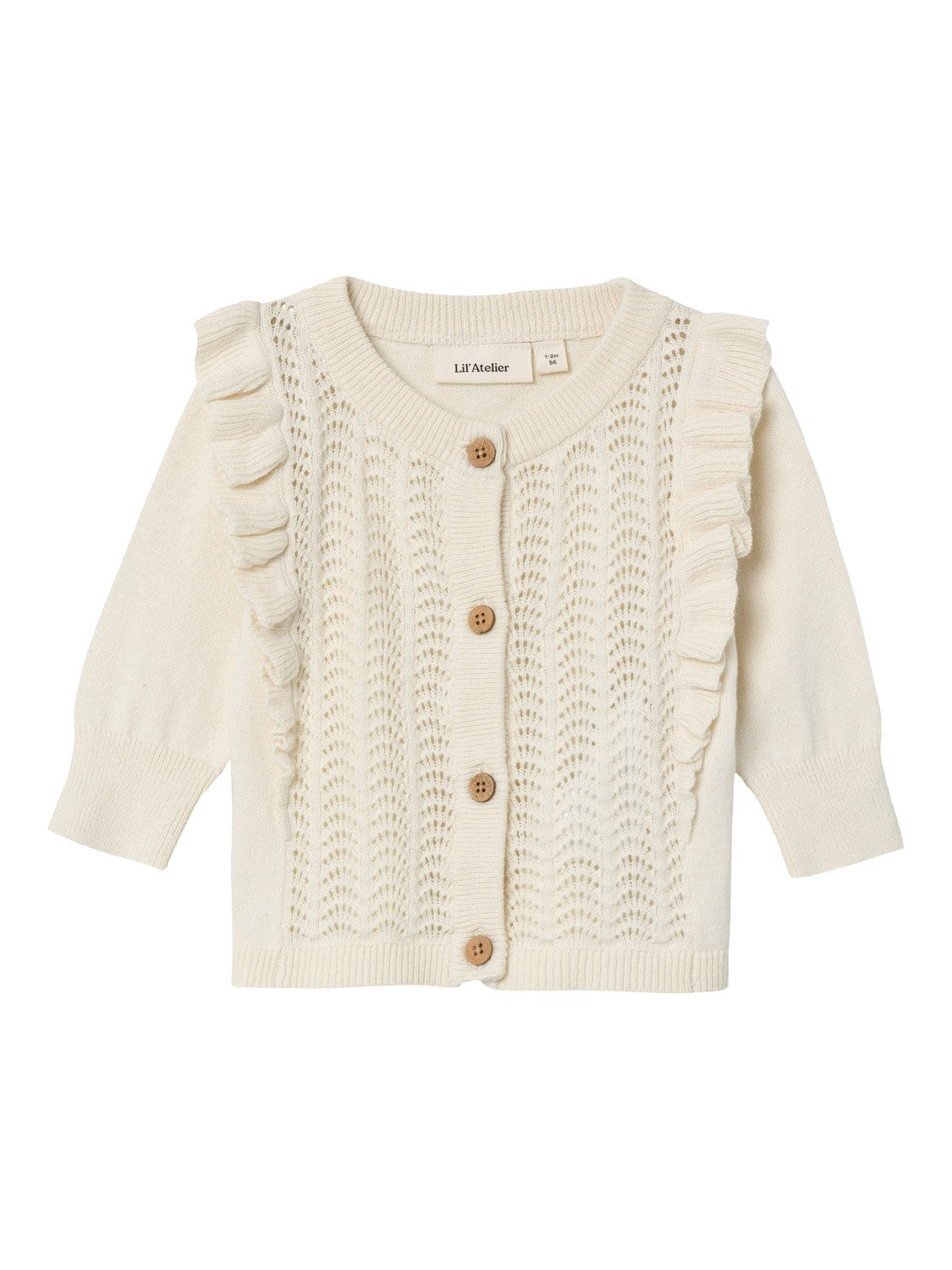 Lil Atelier Hija Strik Cardigan - Turtledove - Udsalg!