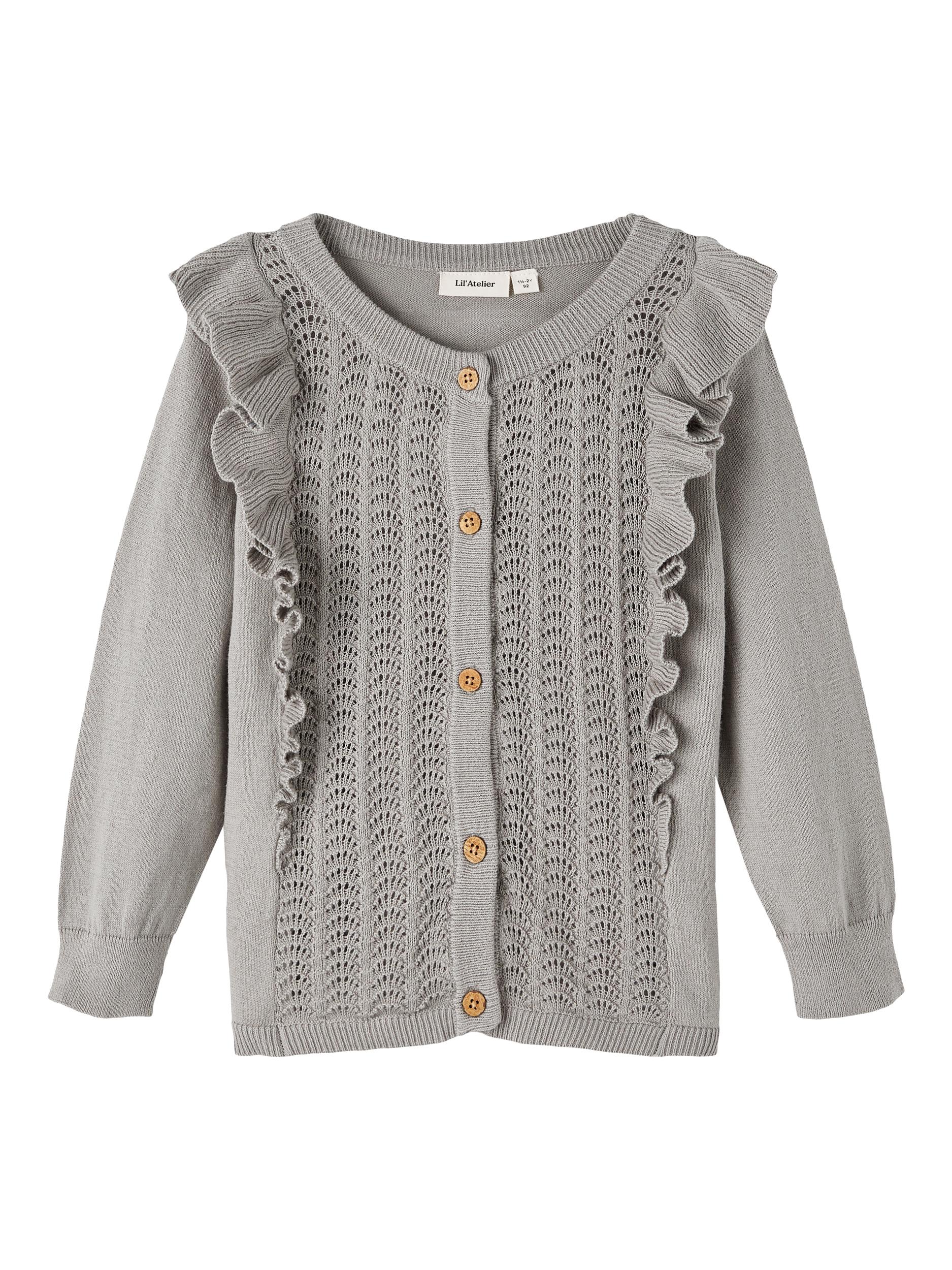 Lil Atelier Lara Strik Cardigan – Ideel til Våde Dage