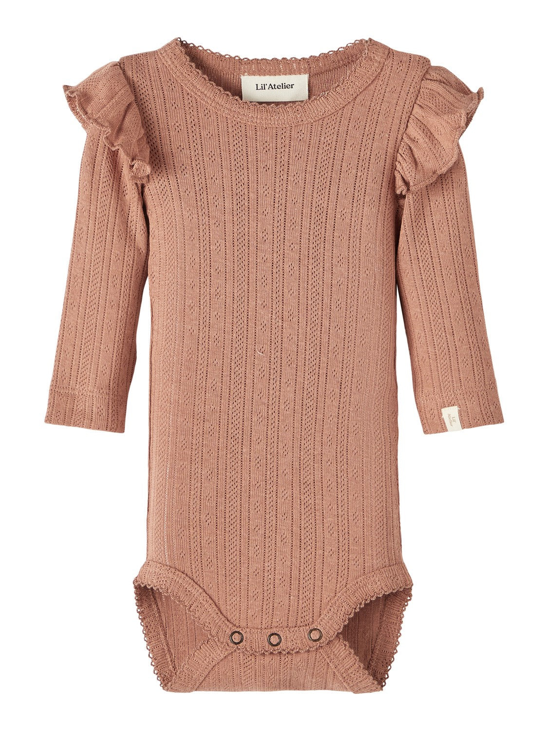 Lil Atelier Rachel Slim Bodystocking – Mocha Mousse tilbud