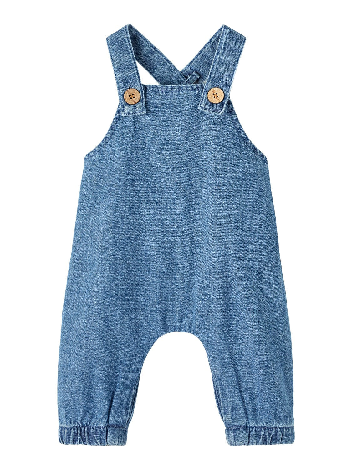 Lil Atelier Rongel Loose Overall – Blå Denim til Småbørn