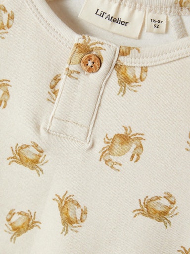 Lil Atelier Krabbe T-shirt til Børn – Sjov & Komfortabel