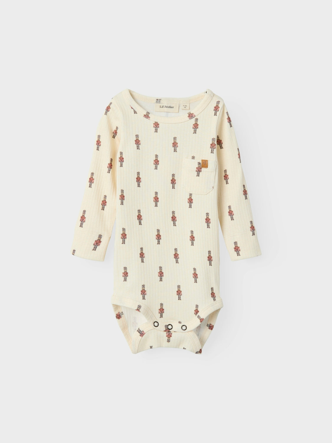 Lil Atelier Gio Ben Body – Turtledove Soldat til Baby