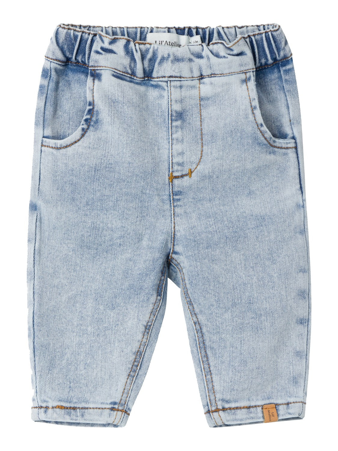 Lil Atelier Tapered Jeans – Lys Blå Denim Tilbud!