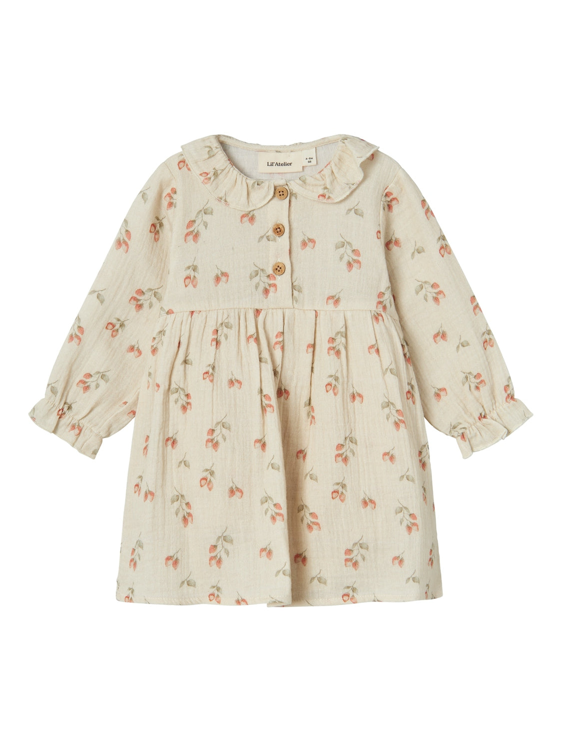 Lil Atelier Biba Bodykjole - Turtledove Strawberry på udsalg!