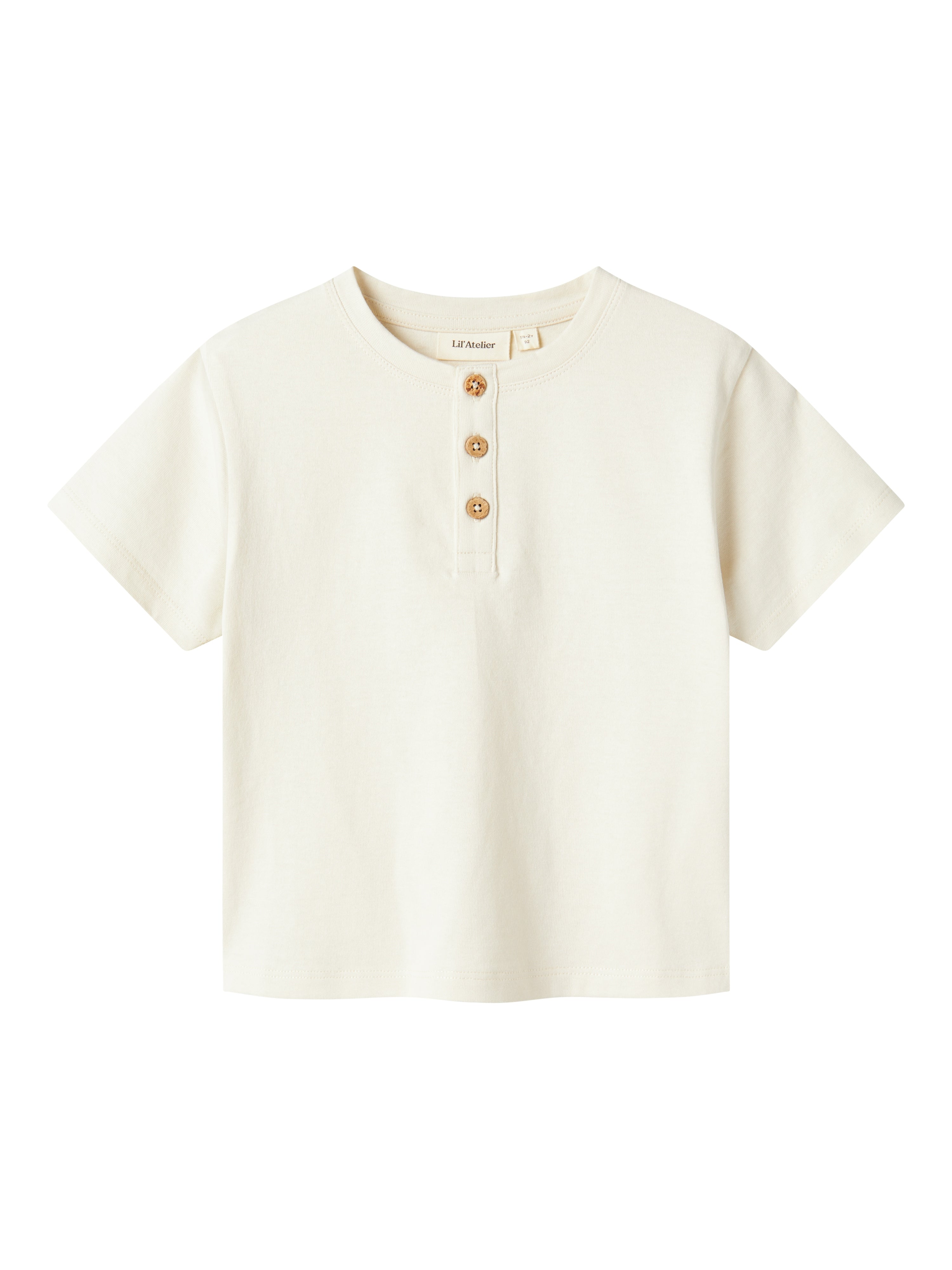 Lil Atelier Dolan T-shirt – Turtledove – Bæredygtig top