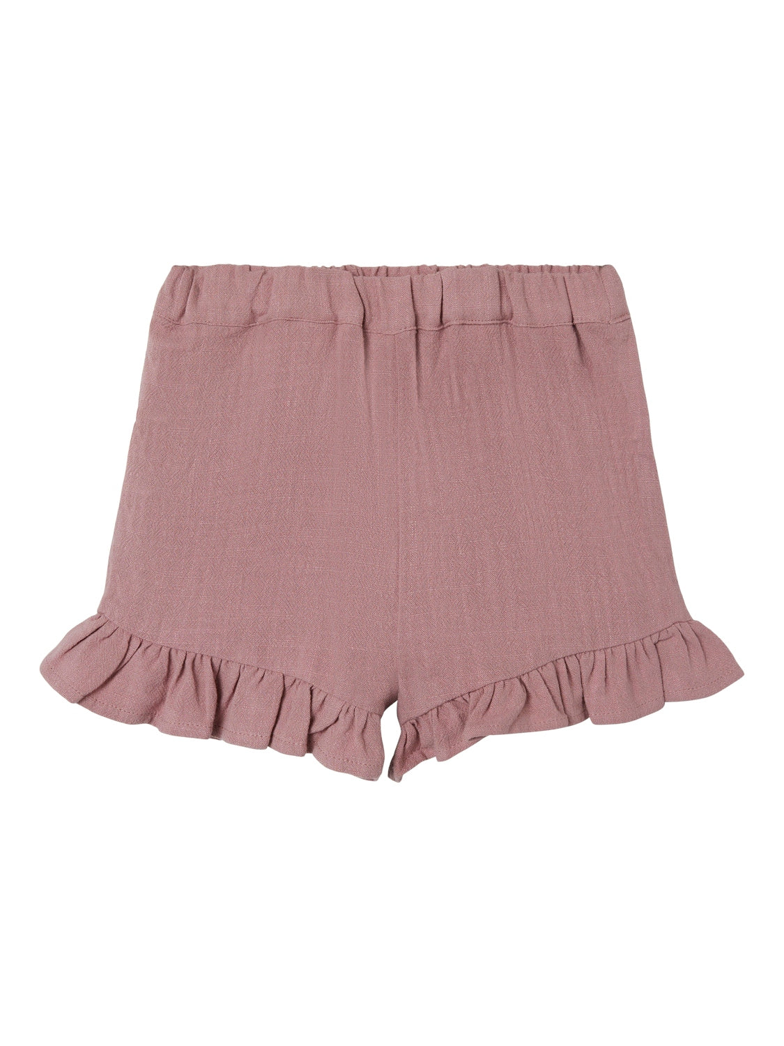 Lil Atelier Dolie Shorts – Nostalgia Rose med Flæser