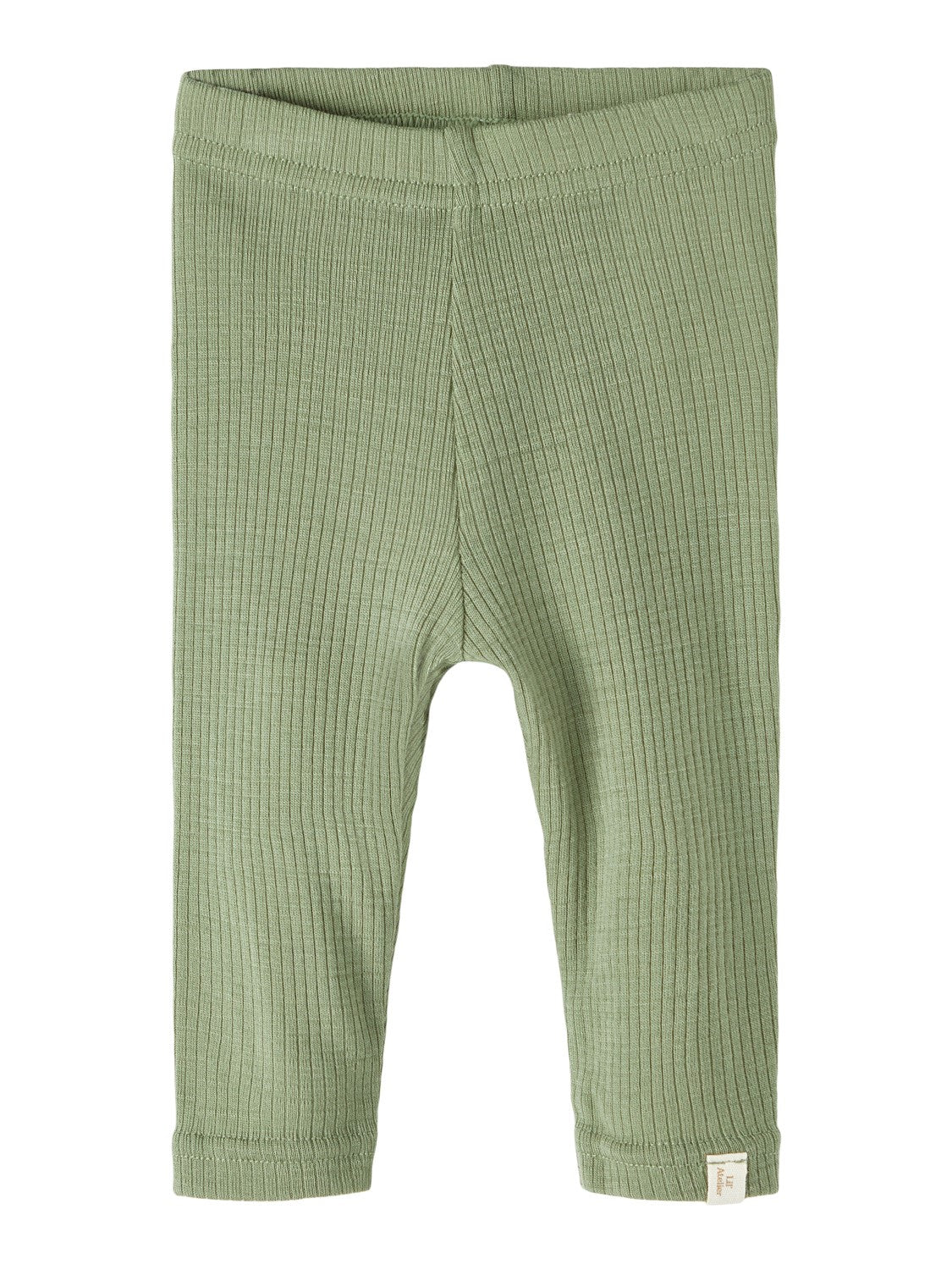 Lil Atelier Fable Uld Leggings – Olivengrøn Melange Tilbud!