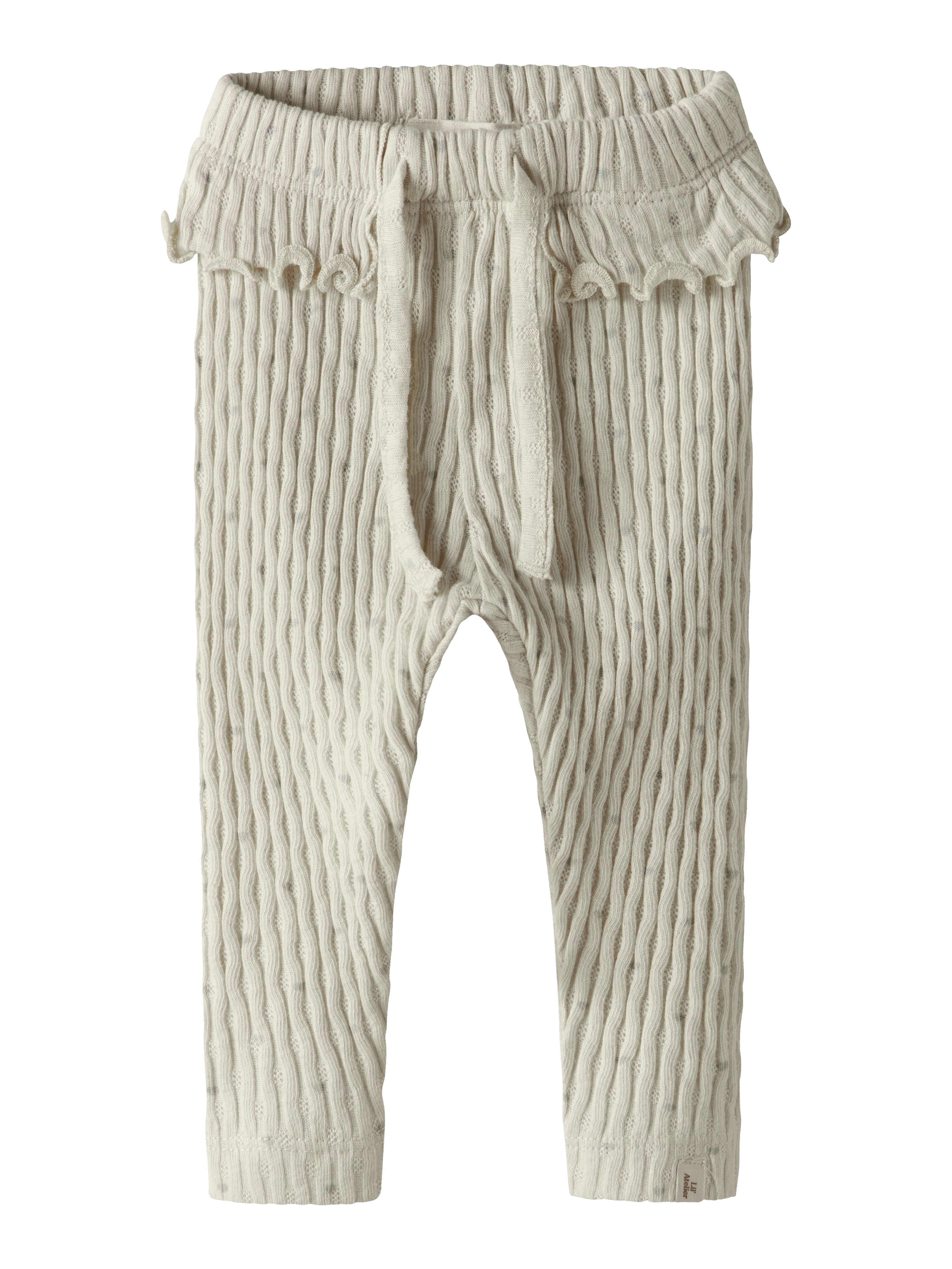 Lil Atelier Fiducia Leggings – Turtledove – Økologisk Komfort