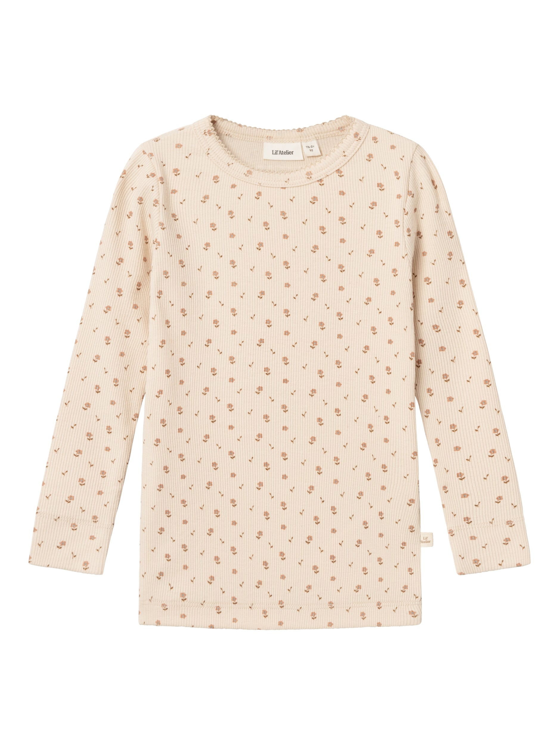 Lil Atelier Gago Slim Bluse med Blomsterprint til Børn