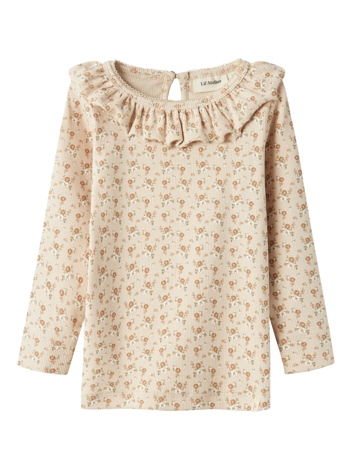 Lil Atelier Gago Kni Slim Bluse - Sheer Bliss - Udsalg!