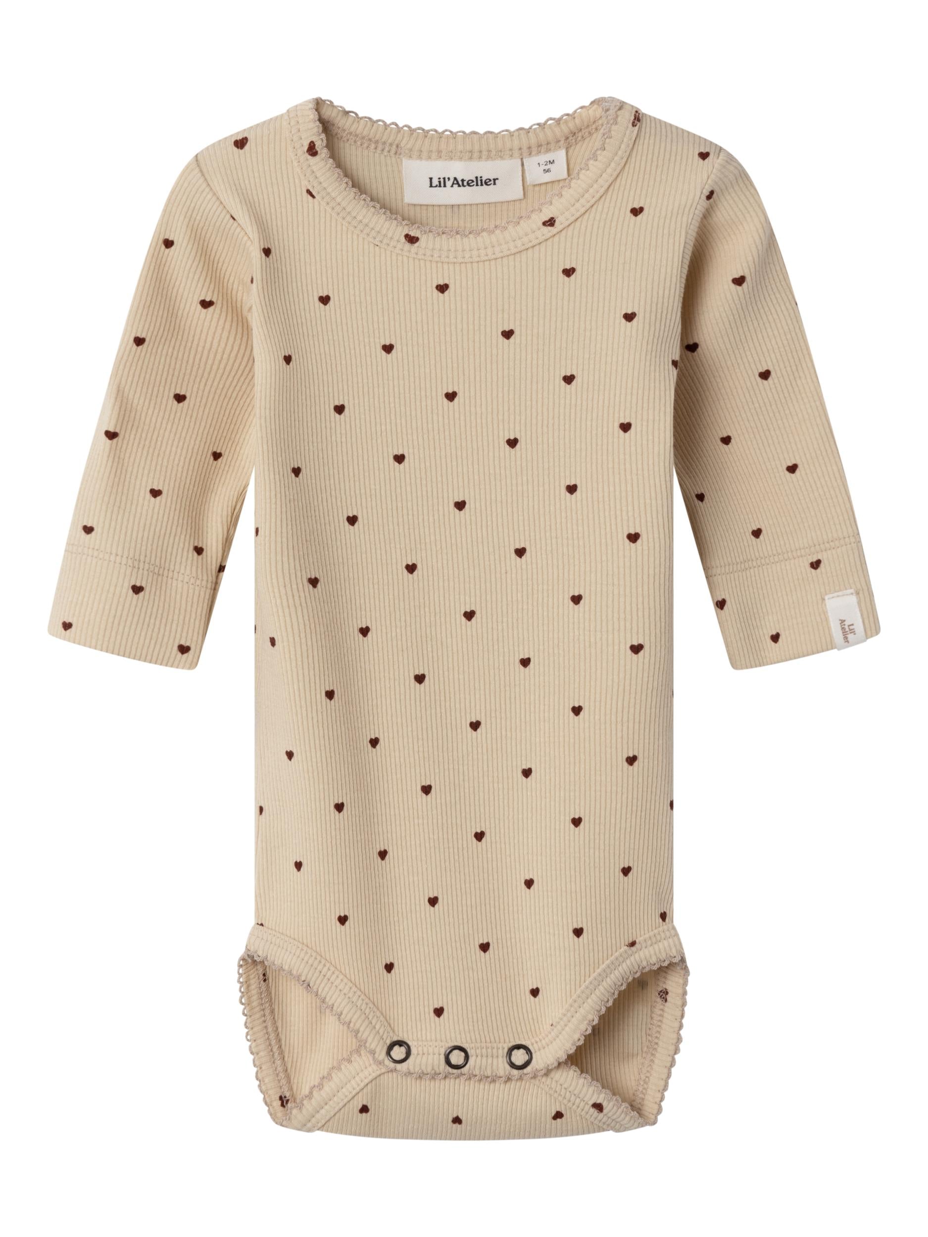 Lil Atelier Gago Slim Body med Hjerter – Uundgåelig Stil