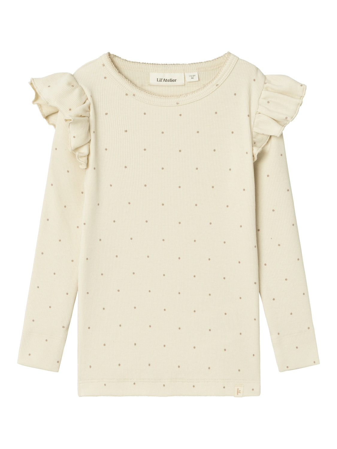 Lil Atelier Gago Kuo Slim Bluse - Birch - Udsalg!