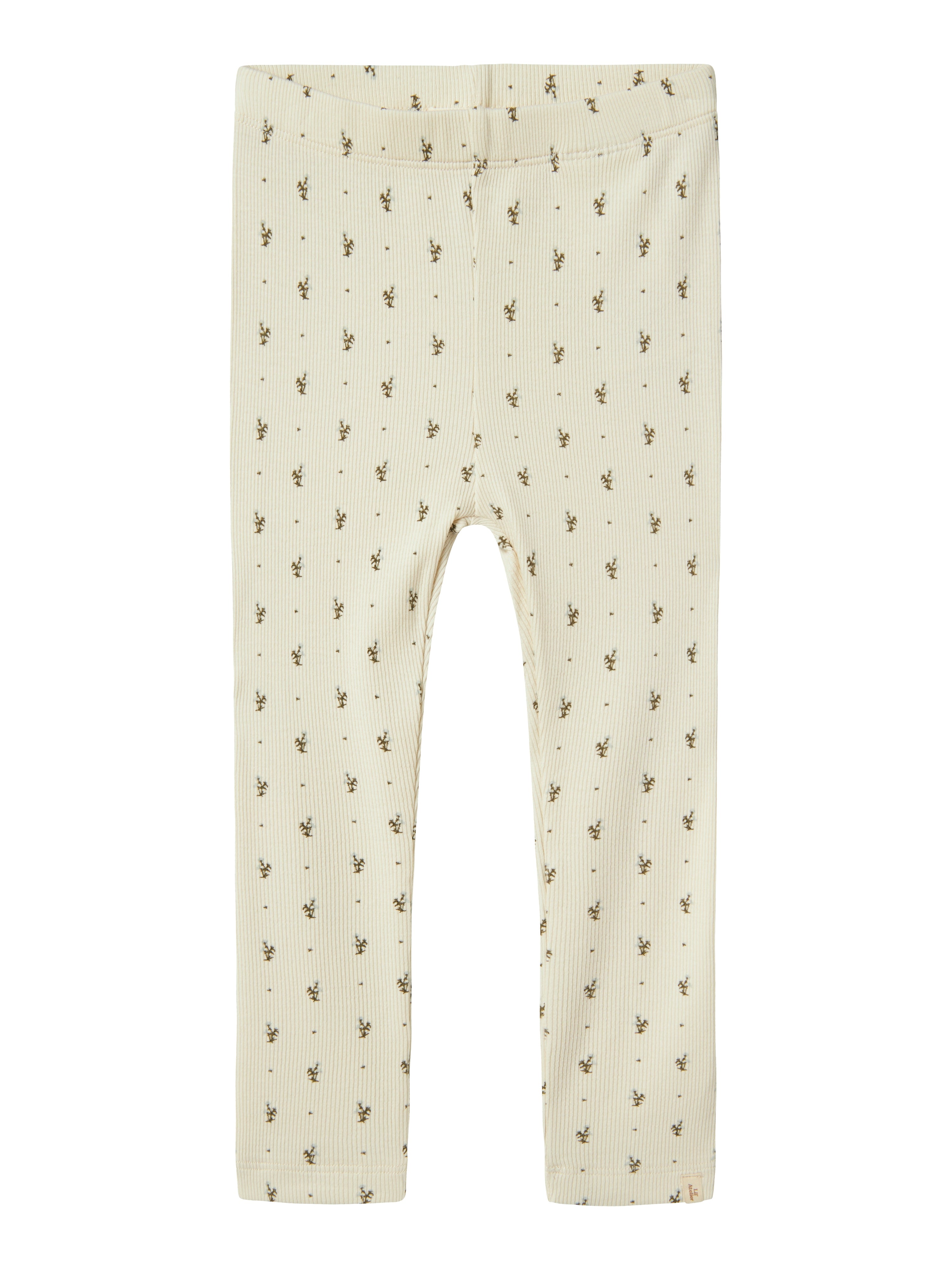 Lil Atelier Gago Kye Leggings – Turtledove Blomster Tilbud