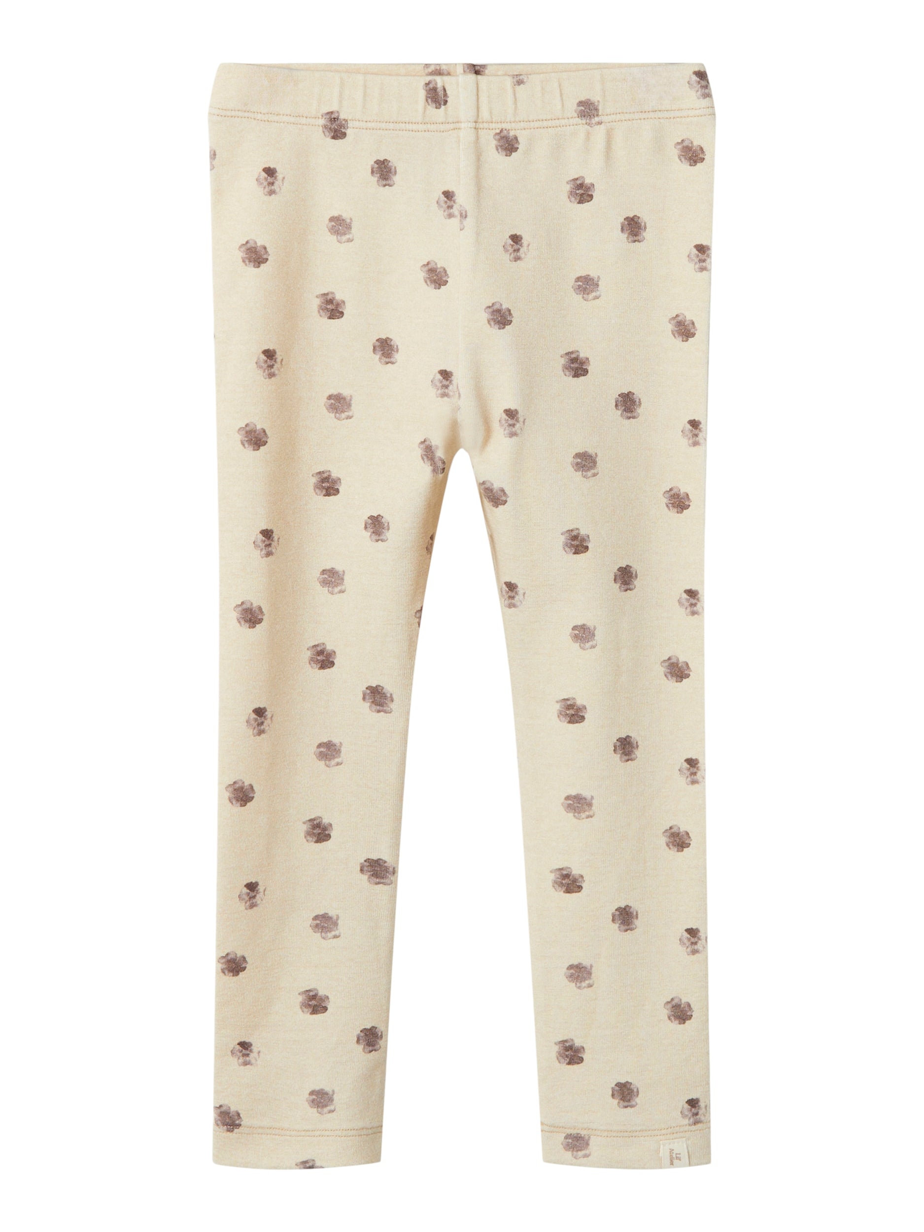 Lil Atelier Gaya Slim Leggings – Fog Flower Udsalg!