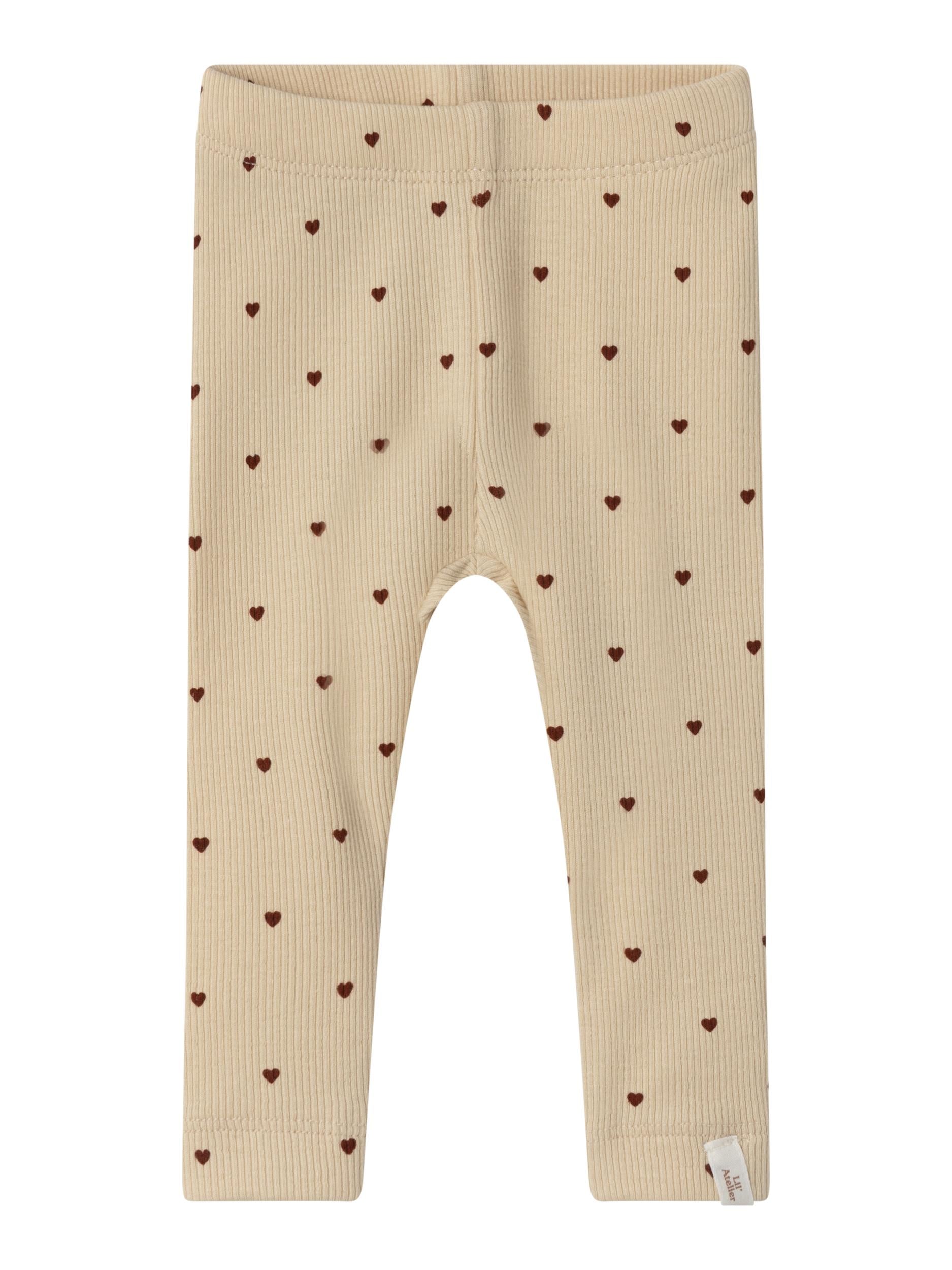 Lil Atelier Gago Leggings med Hjerter - Fantastisk Udsalg!