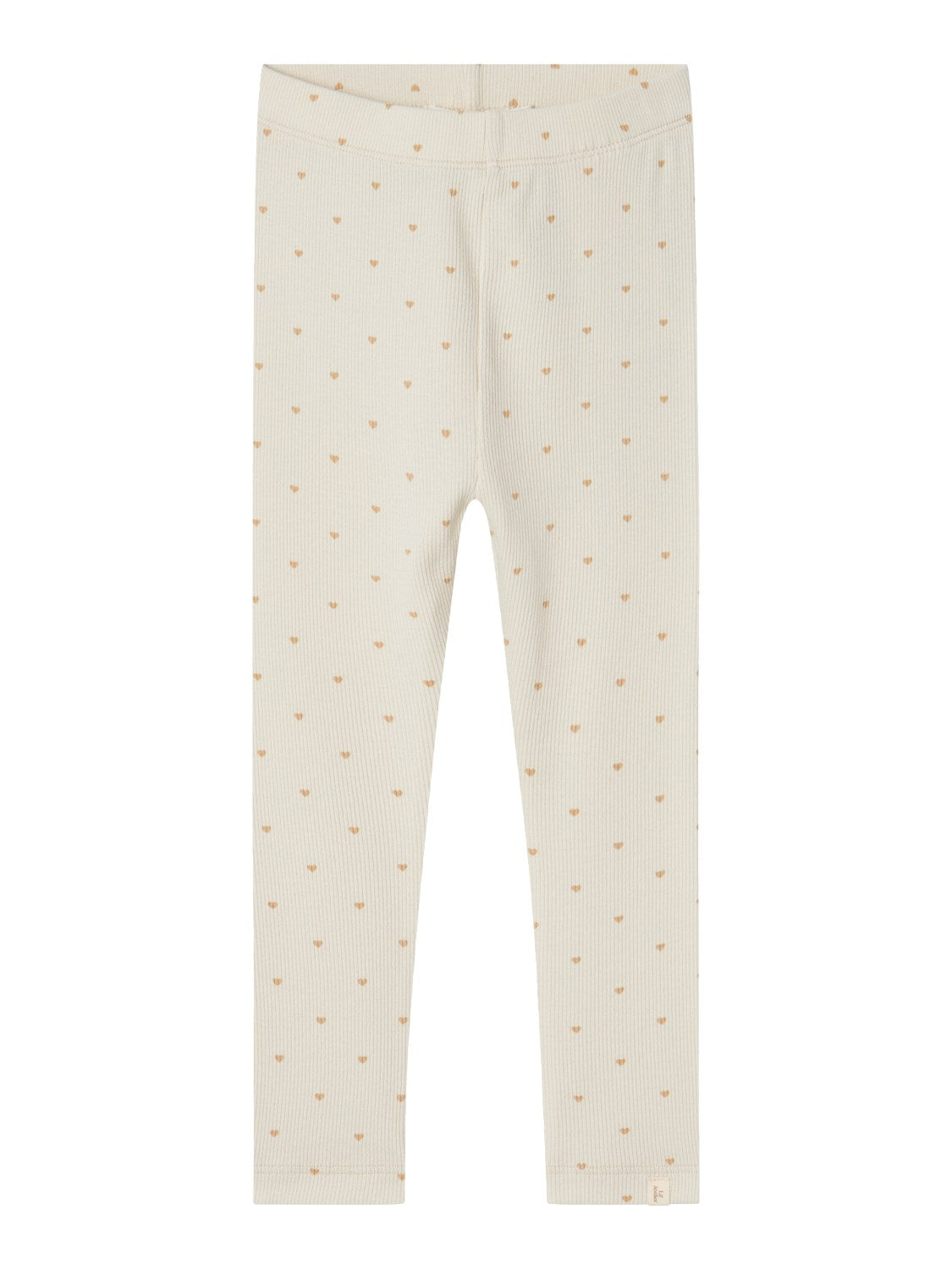Lil Atelier Gago Leggings med Hjerter – Turtledove tilbud