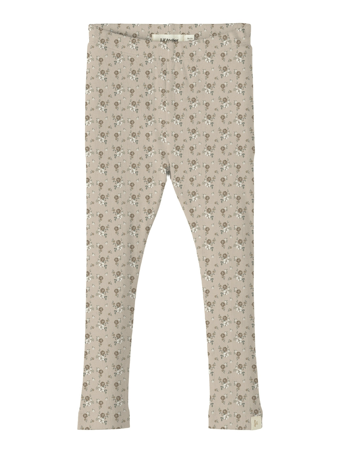 Lil Atelier Gago Lia Slim Leggings - Blomsterprint Tilbud!