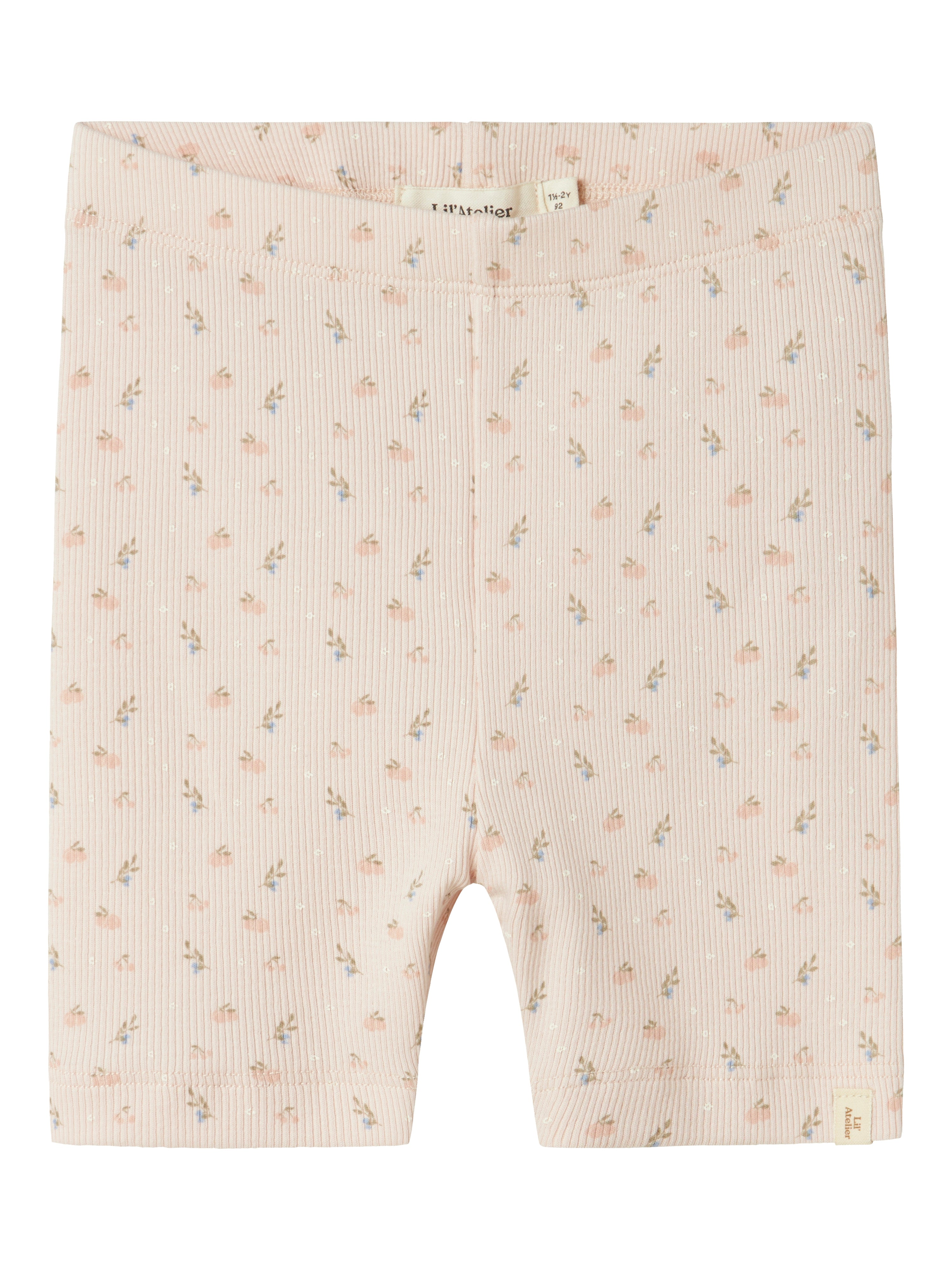 Lil Atelier Gago Slim Biker Shorts - Peach Blush Tilbud