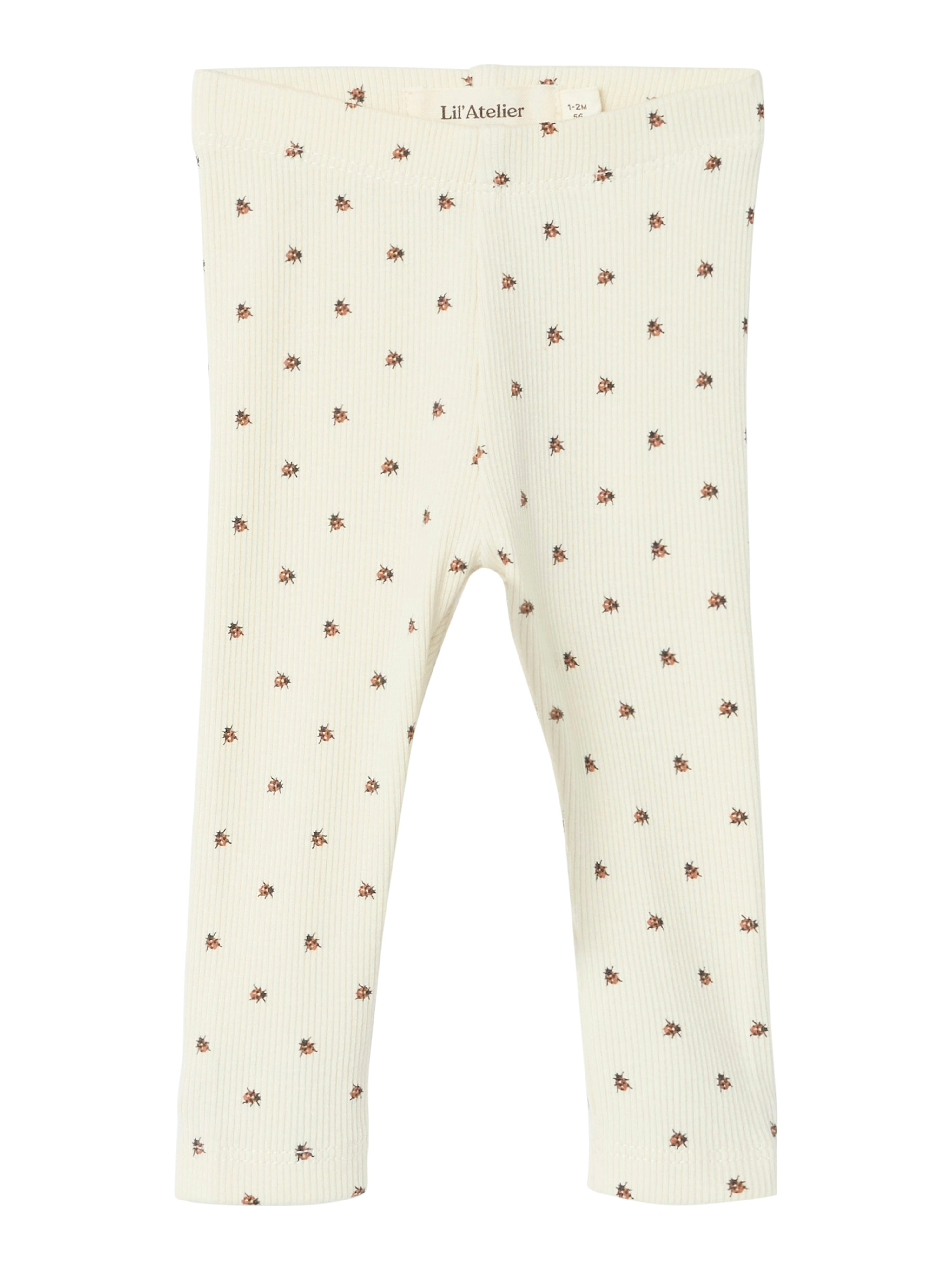 Lil Atelier Lago Kye Leggings med mariehøneprint - Turtledove