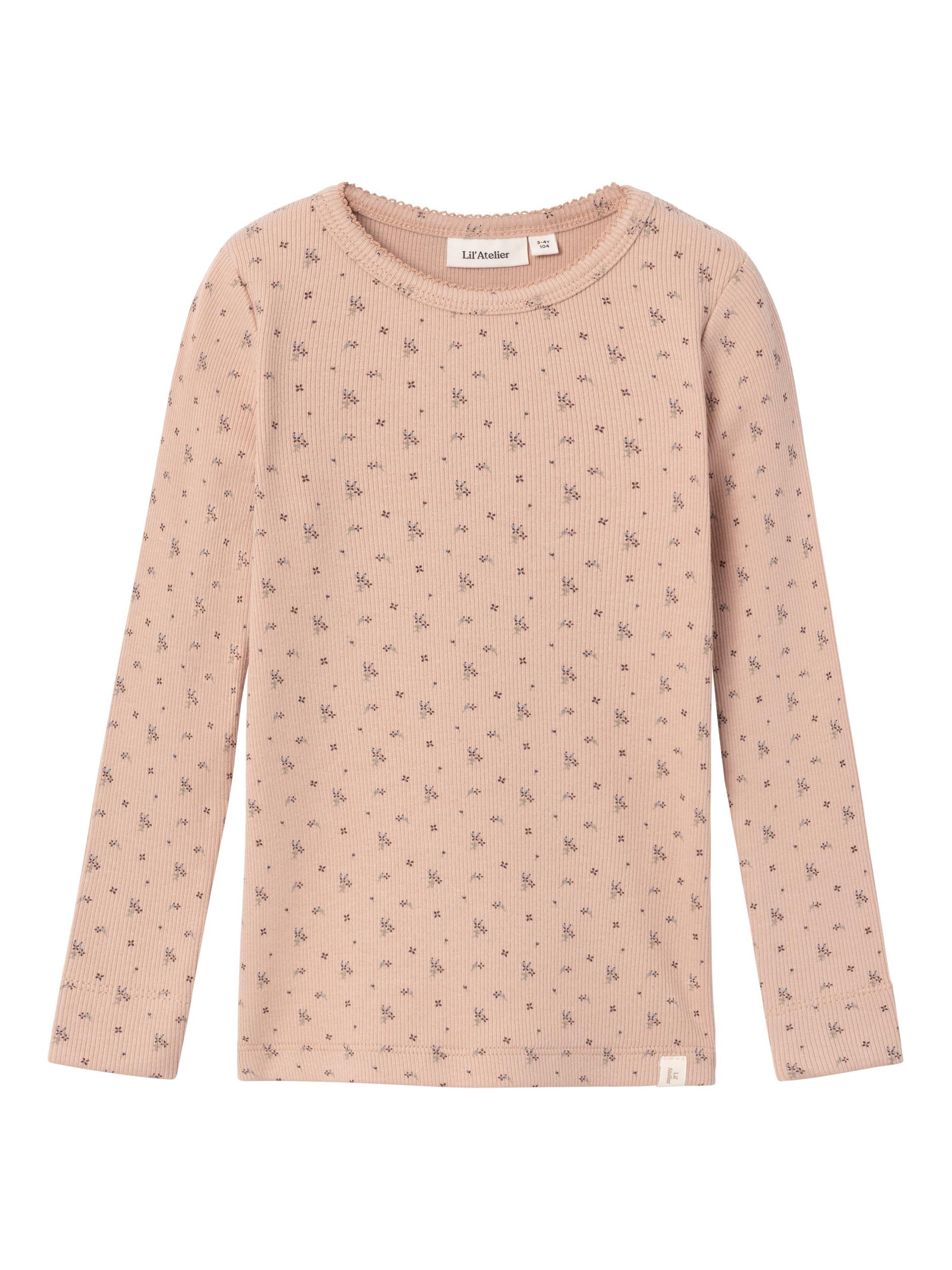 Lil Atelier Gago Slim Top – Sirocco med blomsterprint tilbud!