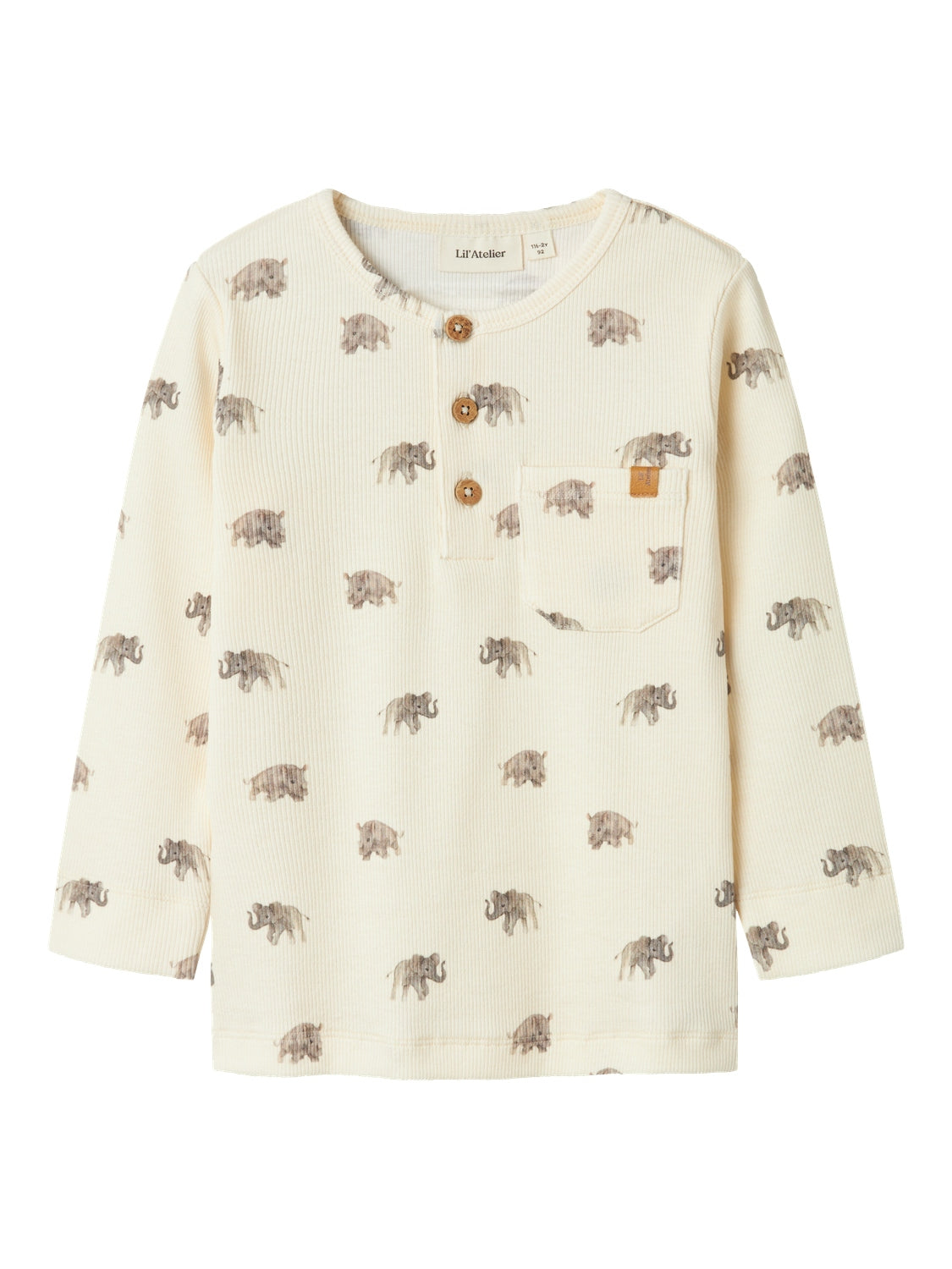 Lil Atelier Gavo Evo Slim Top - Turtledove - Fantastisk tilbud!