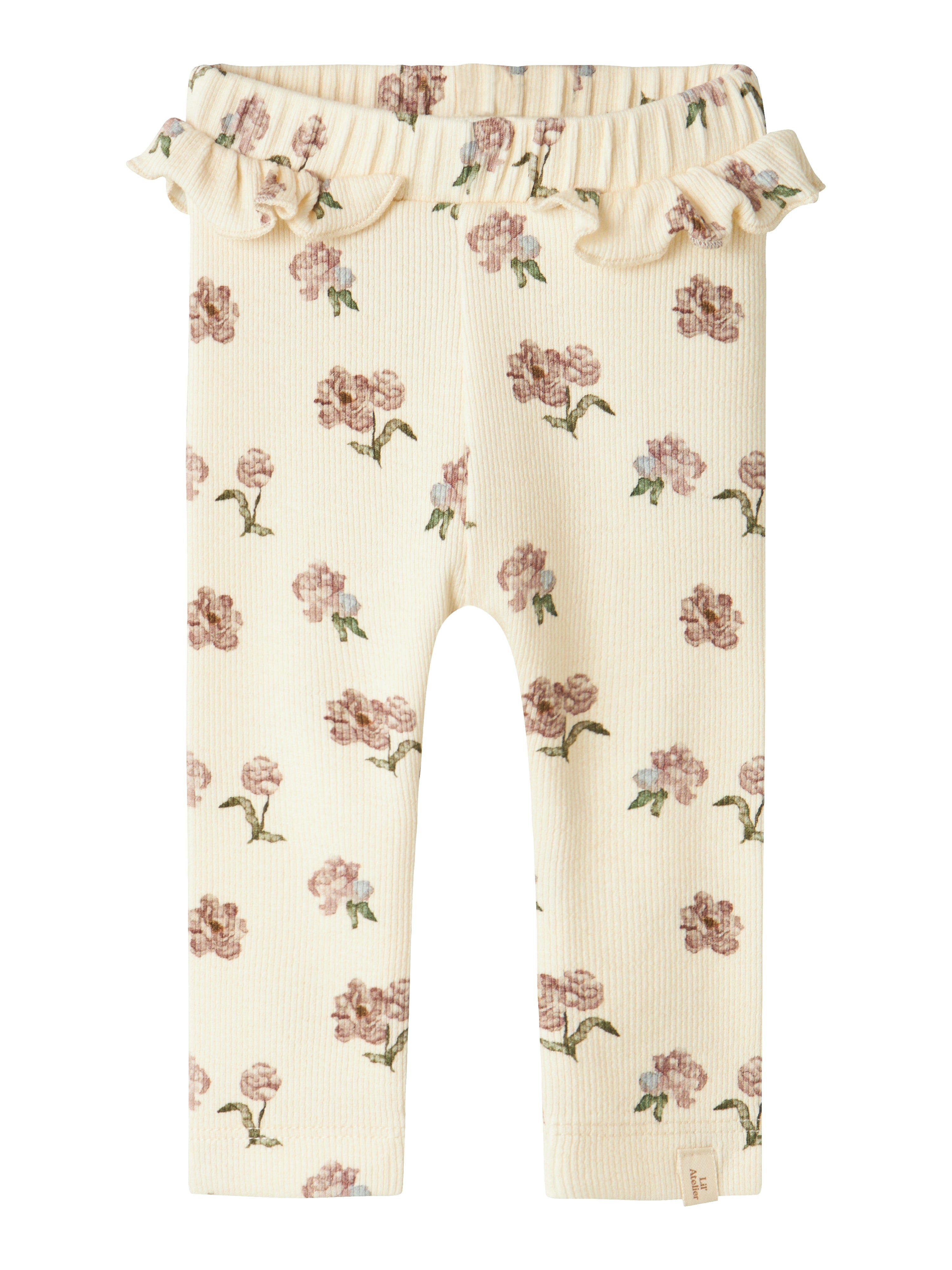Lil Atelier Gavo Efi Slim Leggings – Turtledove Peony Tilbud