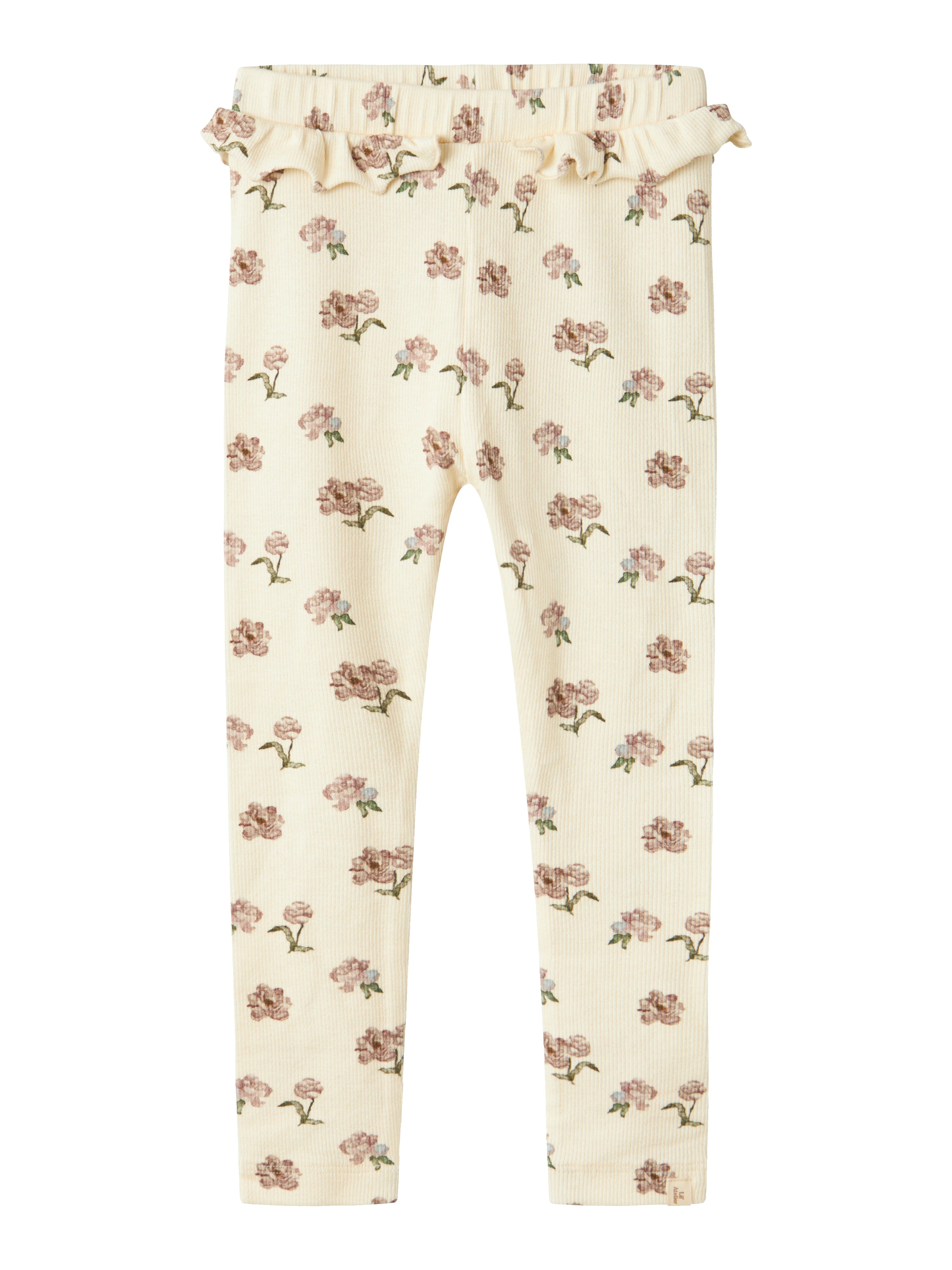 Lil Atelier Gavo Efi Slim Leggings - Turtledove Peony Tilbud