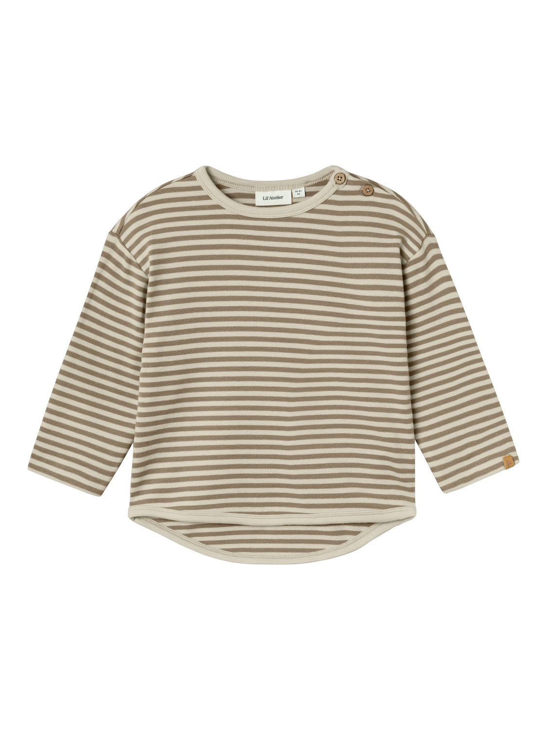 Lil Atelier Geo Alk Bluse - Birch - Stilfuld til børn