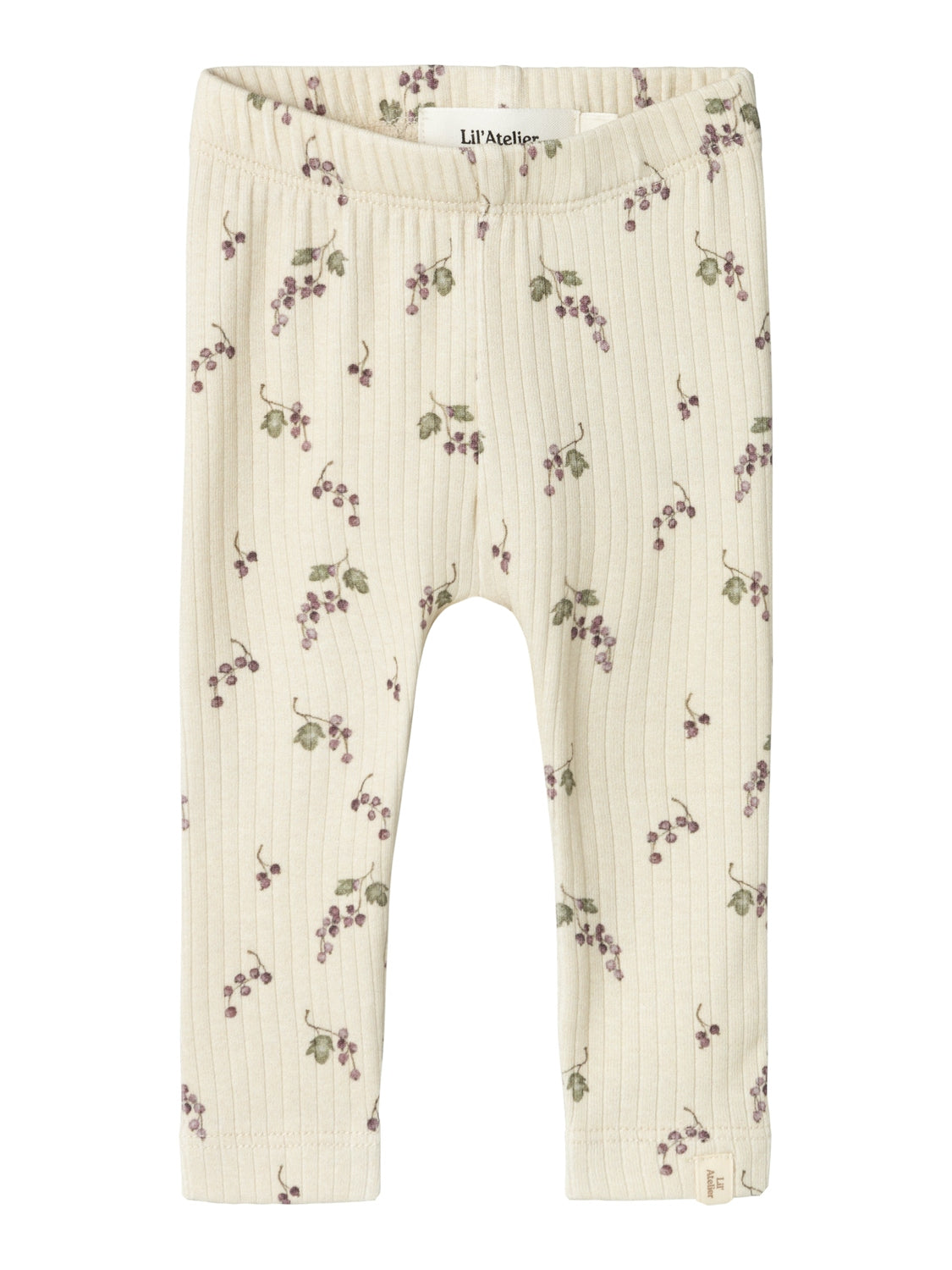 Lil Atelier Gio Bie Slim Leggings - Birch Berries Tilbud!
