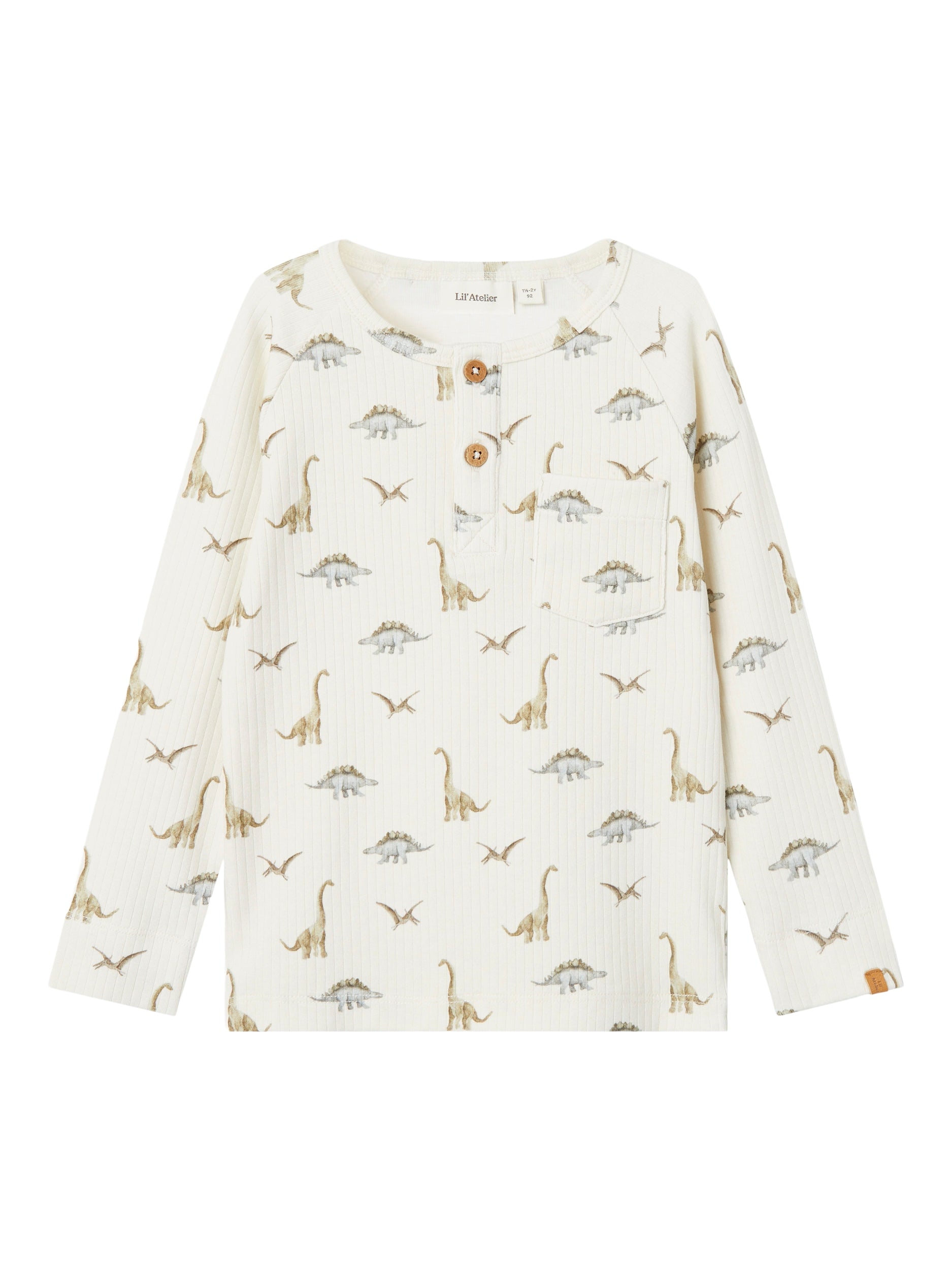 Farverig Dino Print Bluse til Børn – Sjovt Valg!