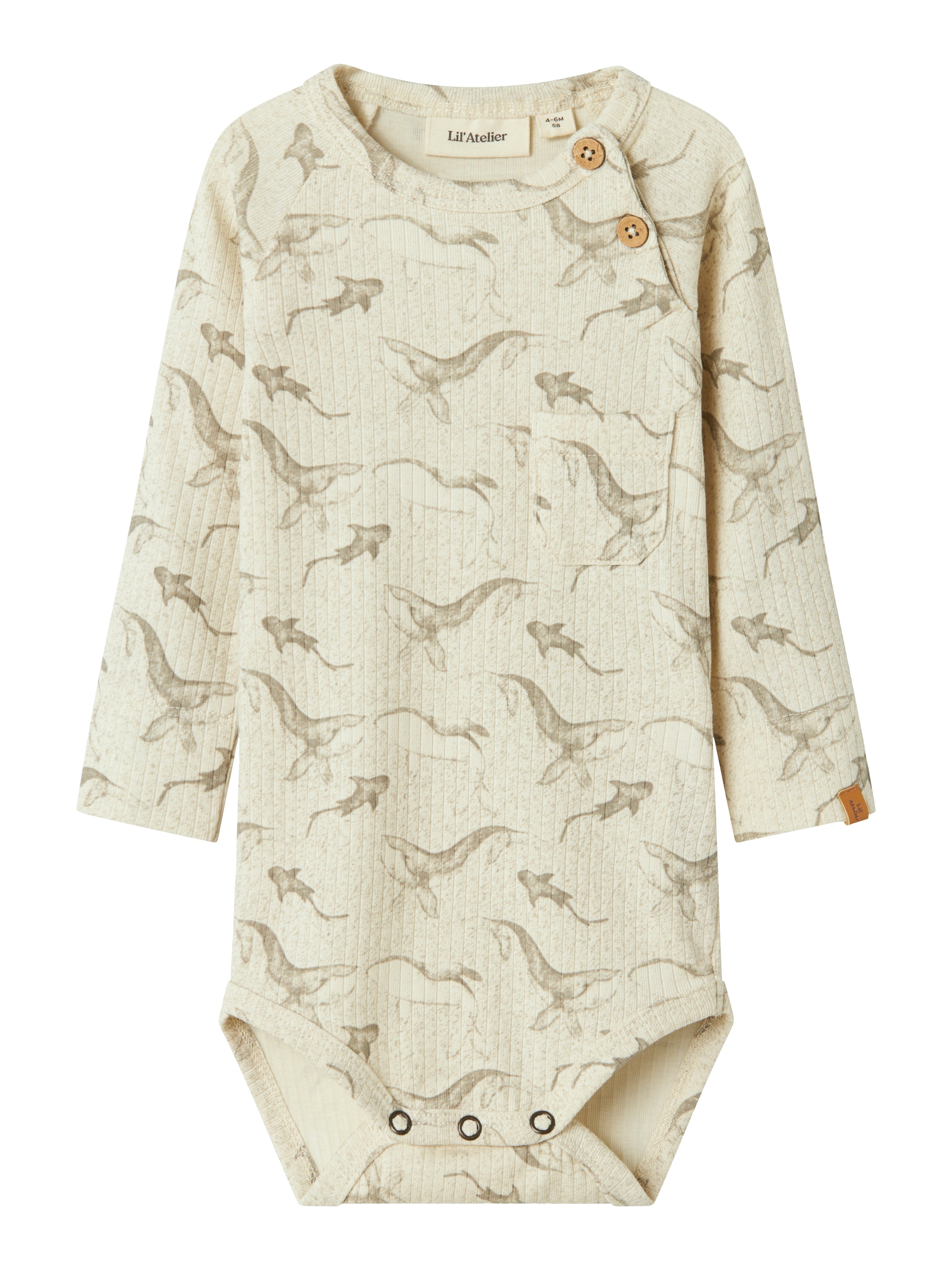 Lil Atelier Gio Bop Slim Body – Turtledove Tilbud!