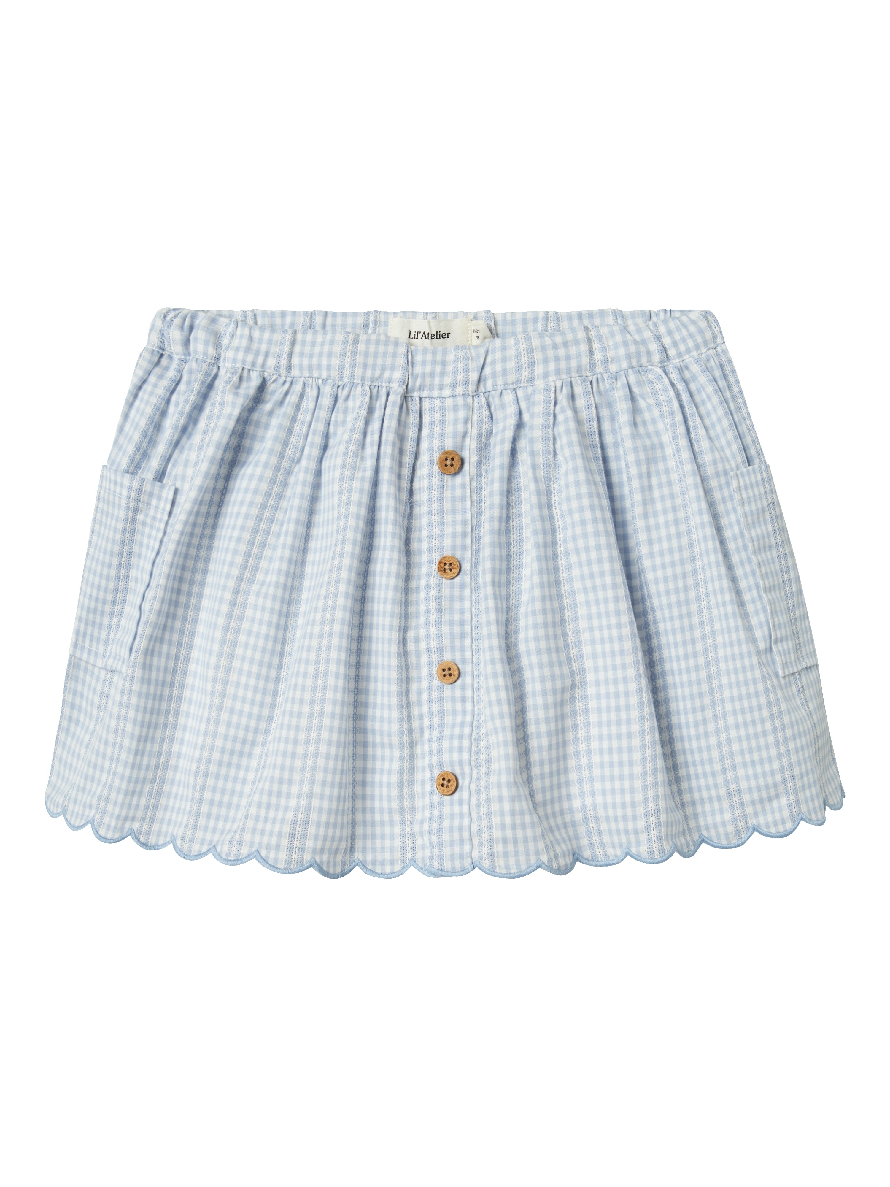 Lil Atelier Hazelle Nederdel - Zen Blue - Ternet Design