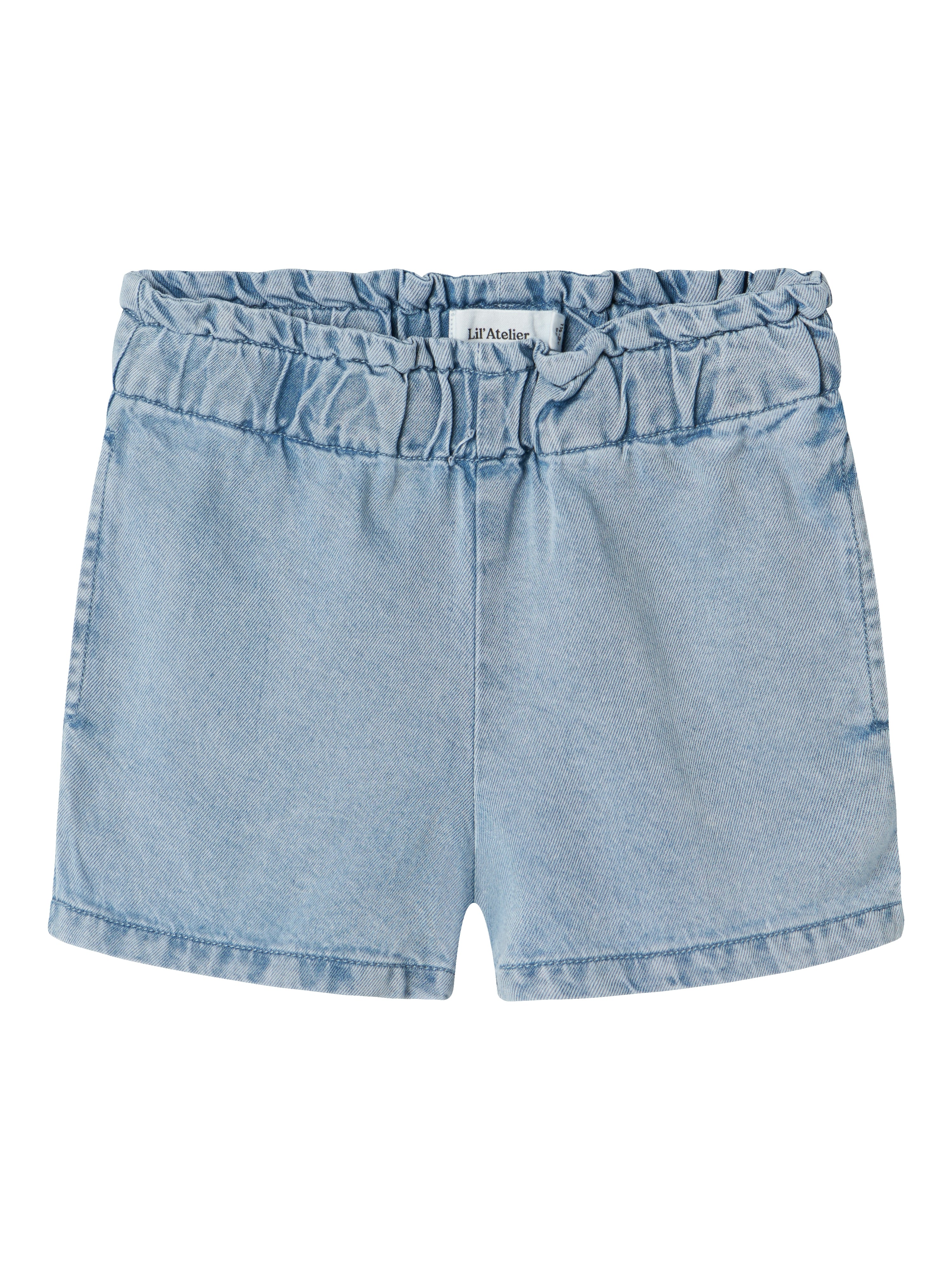 Lil Atelier Holly Løse Denim Shorts – Mørkeblå Must-Have